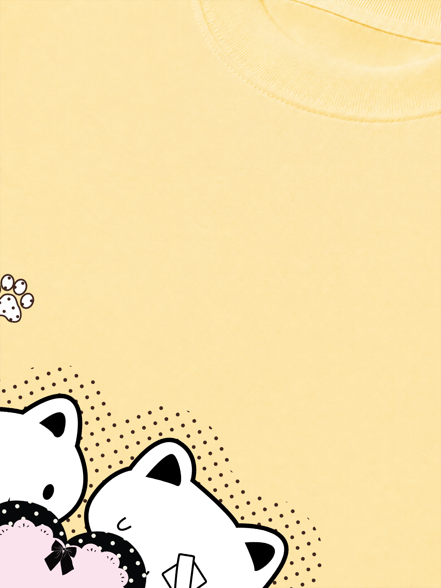 Áo Thun Relaxed Fit Dotty Mood Starlight Kitty Care PT0090PT