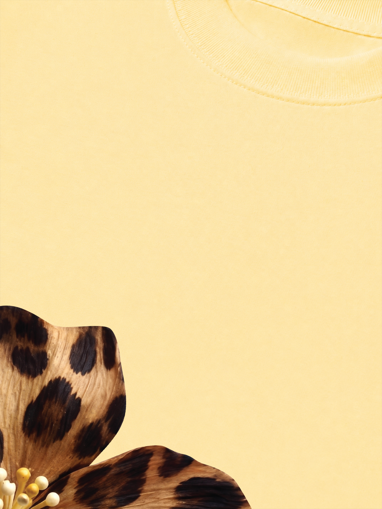 Áo Thun Relaxed Fit Urban Leopard  Safari Spotted Petals