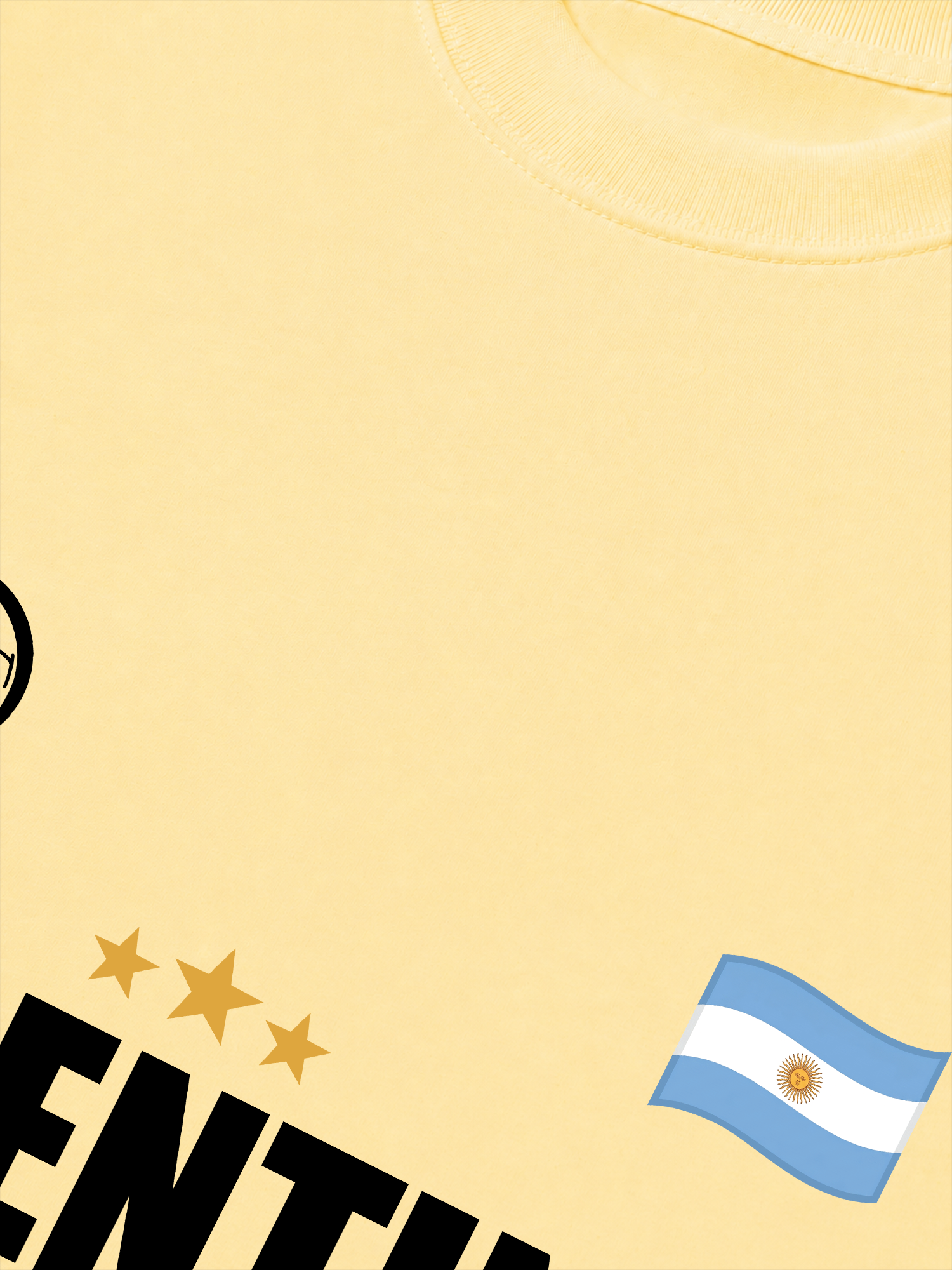 Áo Thun Relaxed Fit Soccer World Cup Argentina