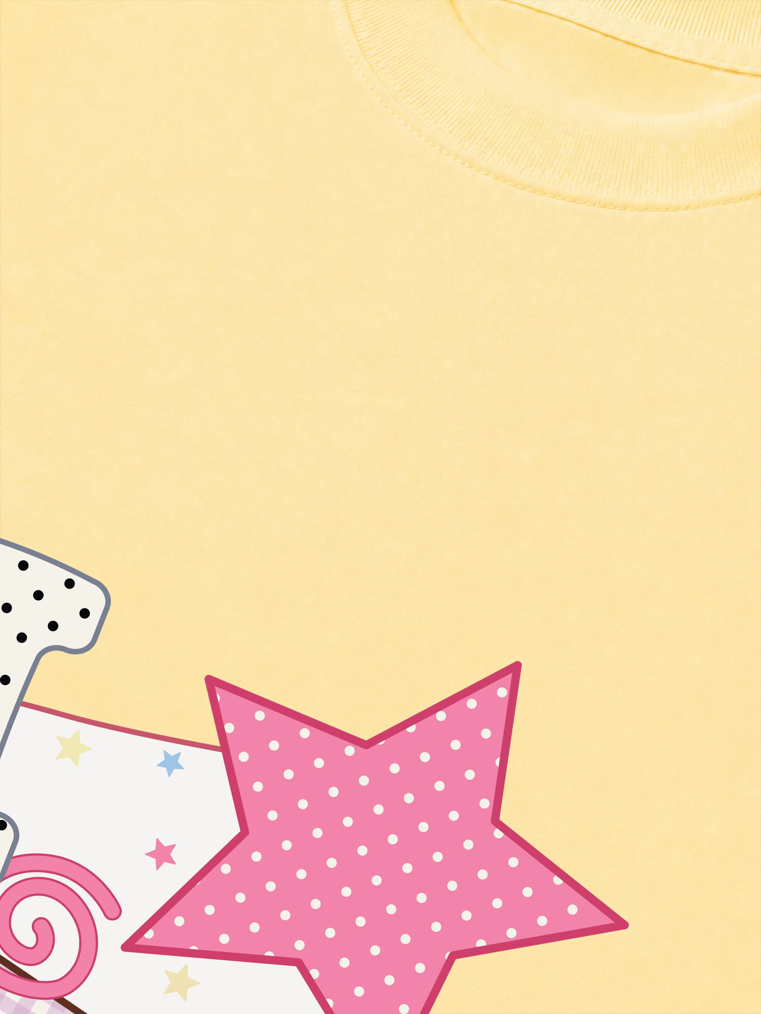 Áo Thun Relaxed Fit Dotty Mood Pink Star Candy