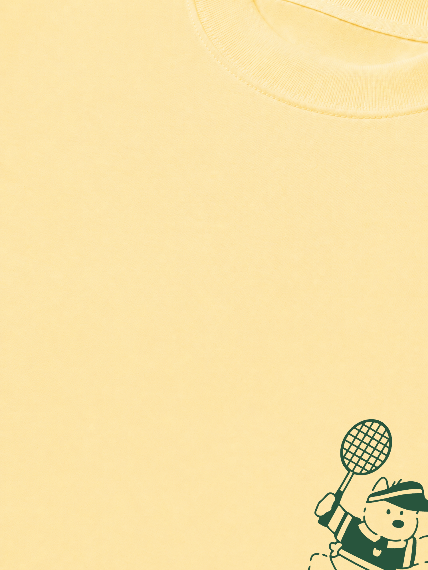 Áo Thun Relaxed Fit Badminton Club Green