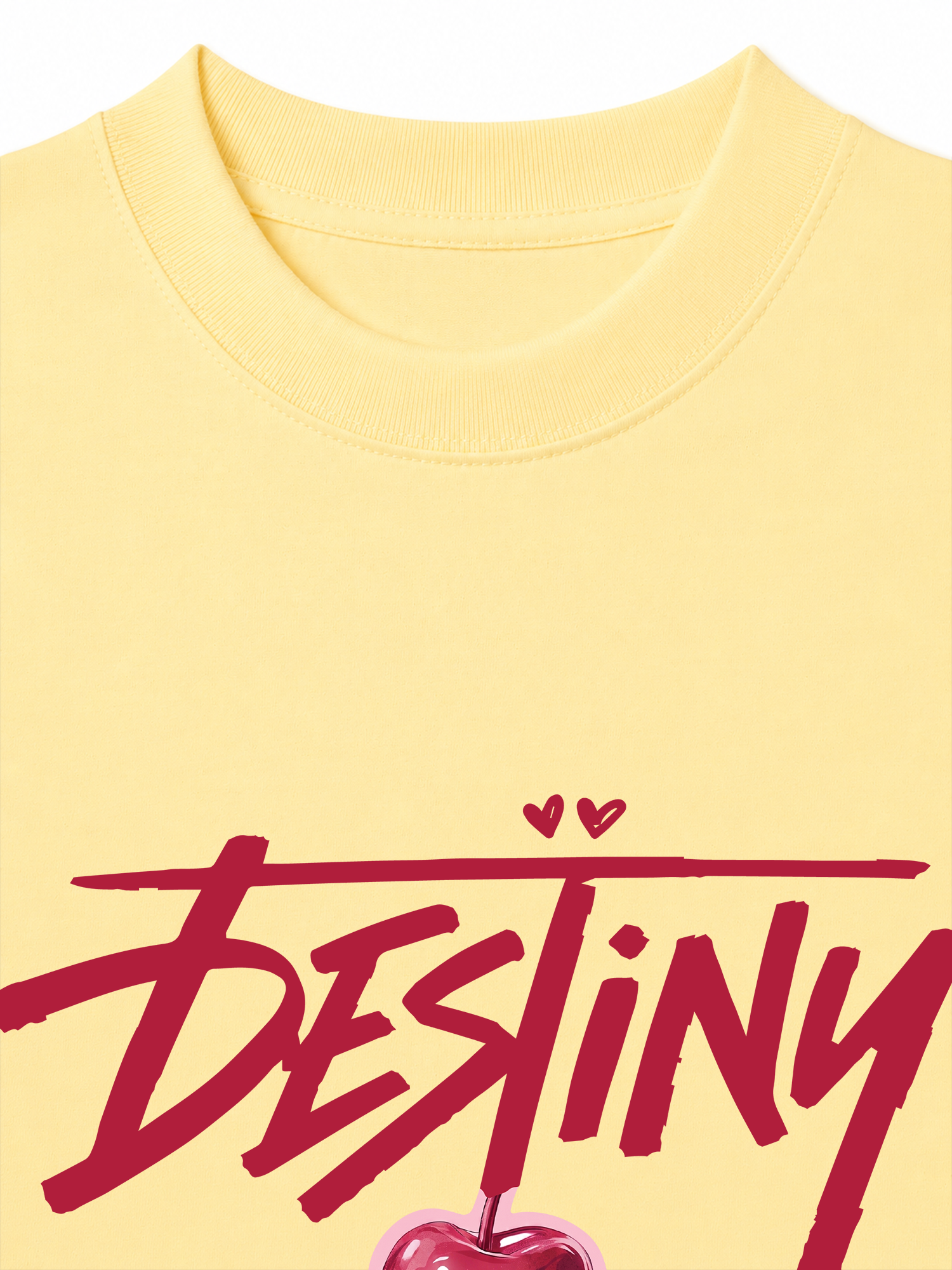 Áo Thun Relaxed Fit Destiny Cherry Heart