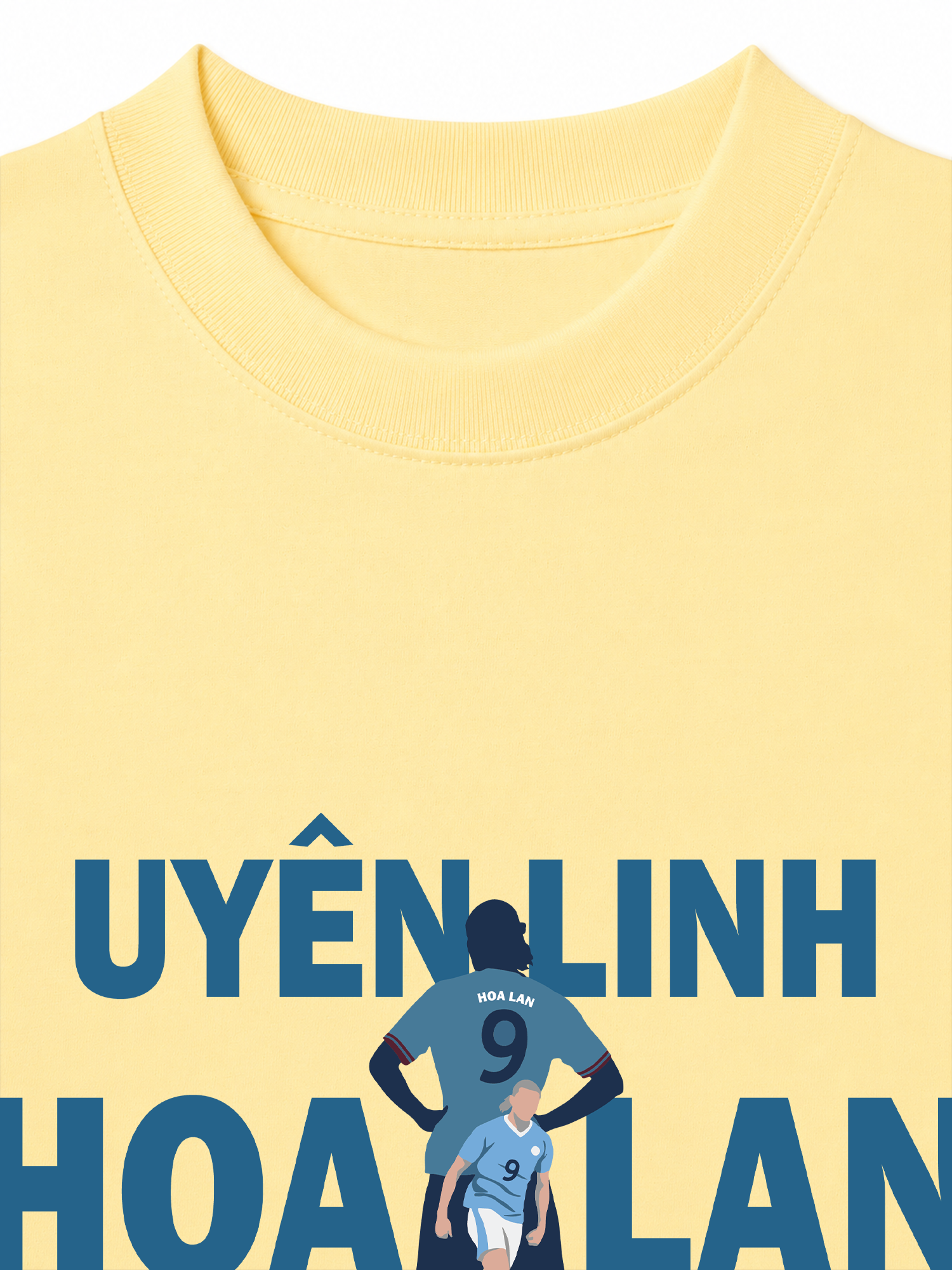 Áo Thun Relaxed Fit Soccer Uyên Linh Hoa Lan