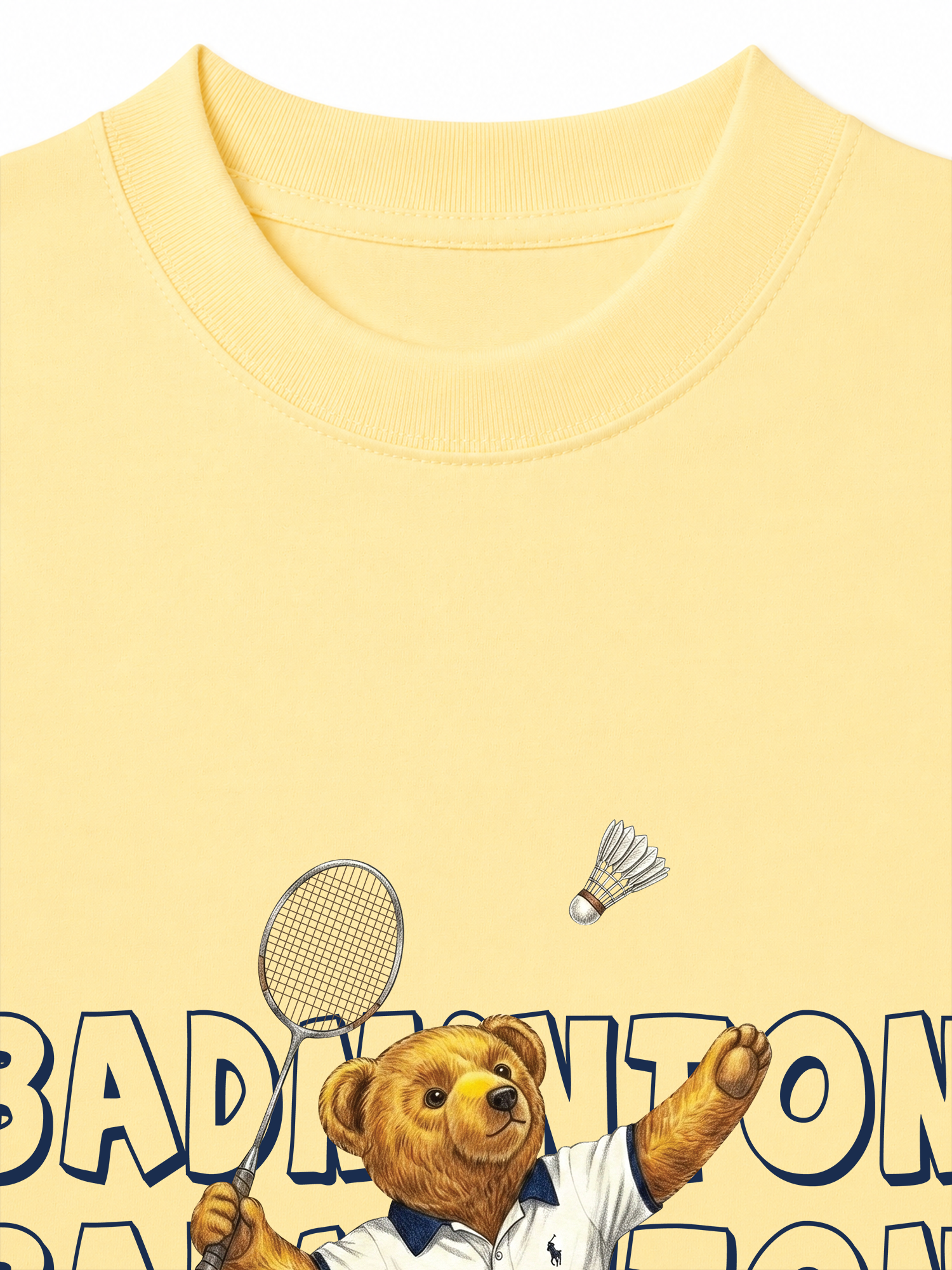 Áo Thun Relaxed Fit Badminton Teddy
