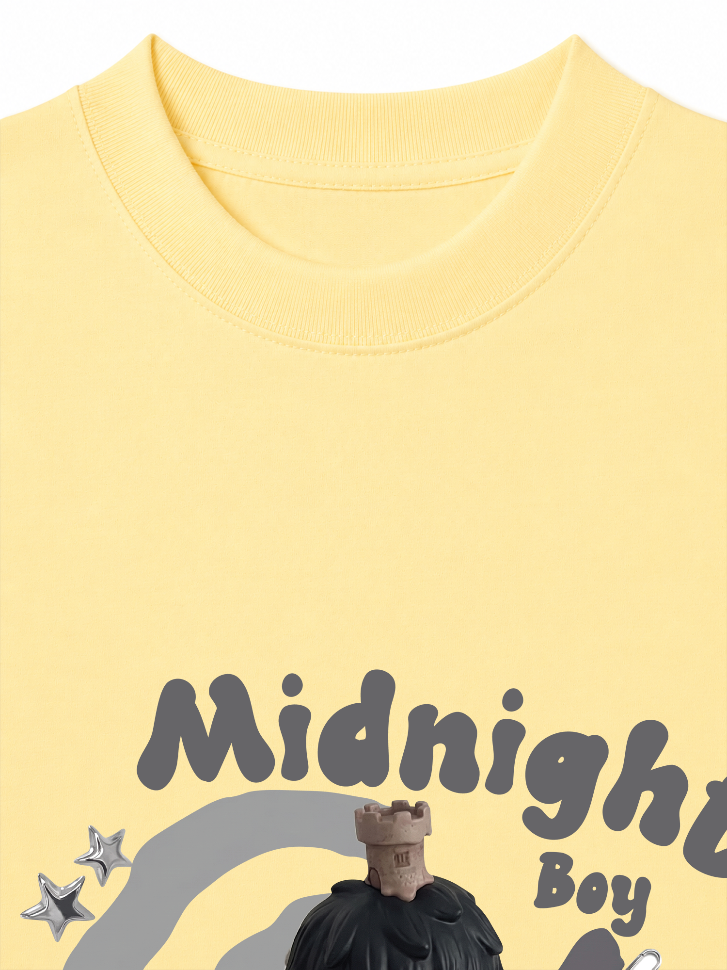 Áo Thun Relaxed Fit Cute Gang Mightnight Boy