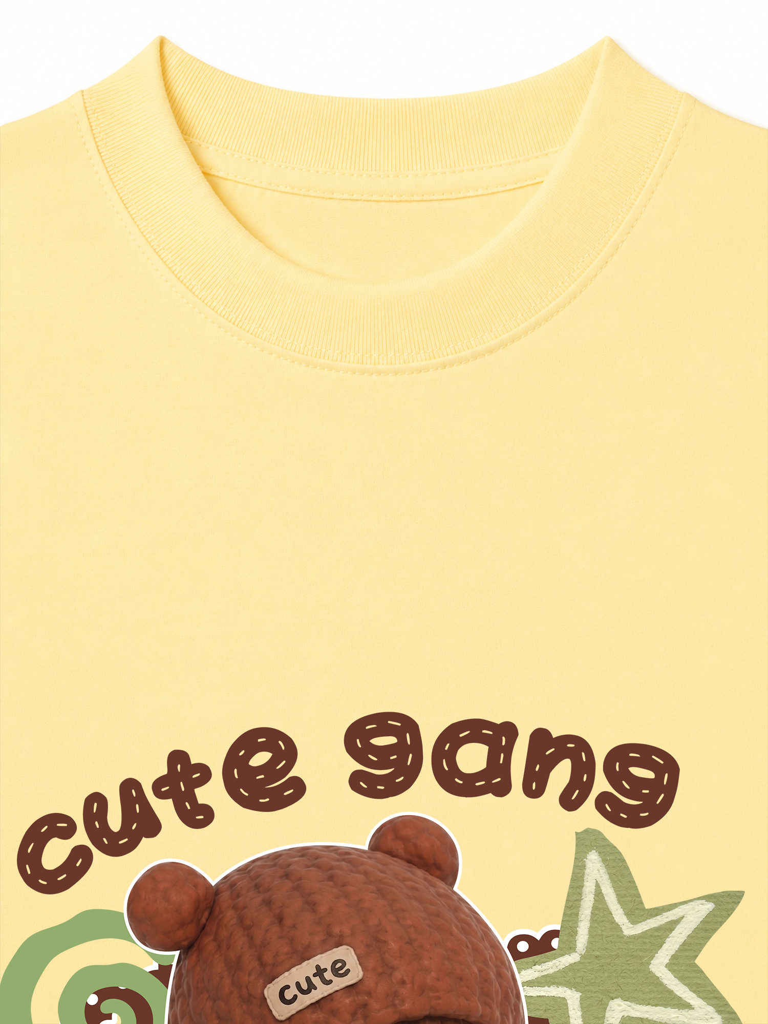 Áo Thun Relaxed Fit Cute Gang