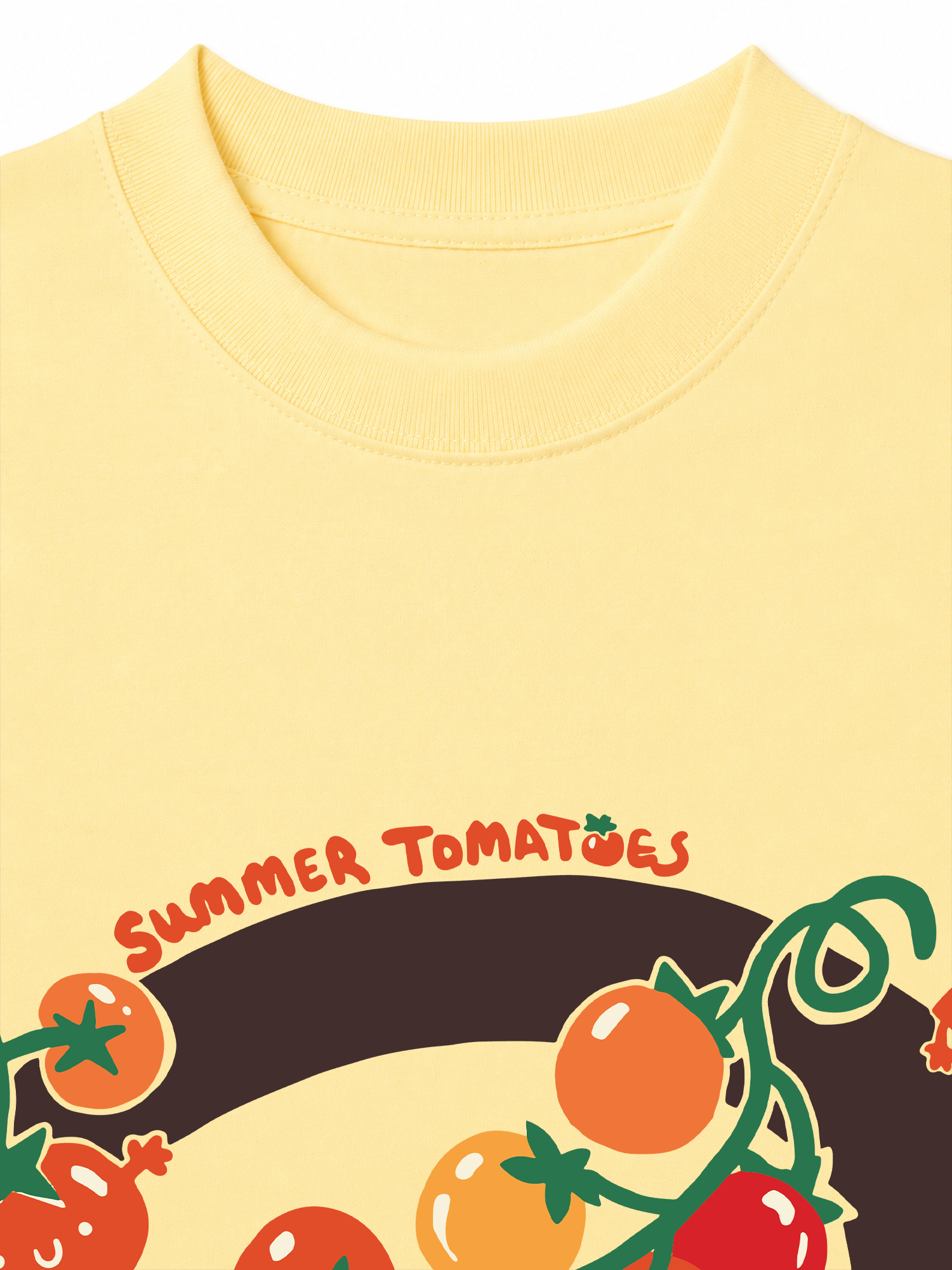 Áo Thun Relaxed Fit Yummy Mood Summer Tomatoes