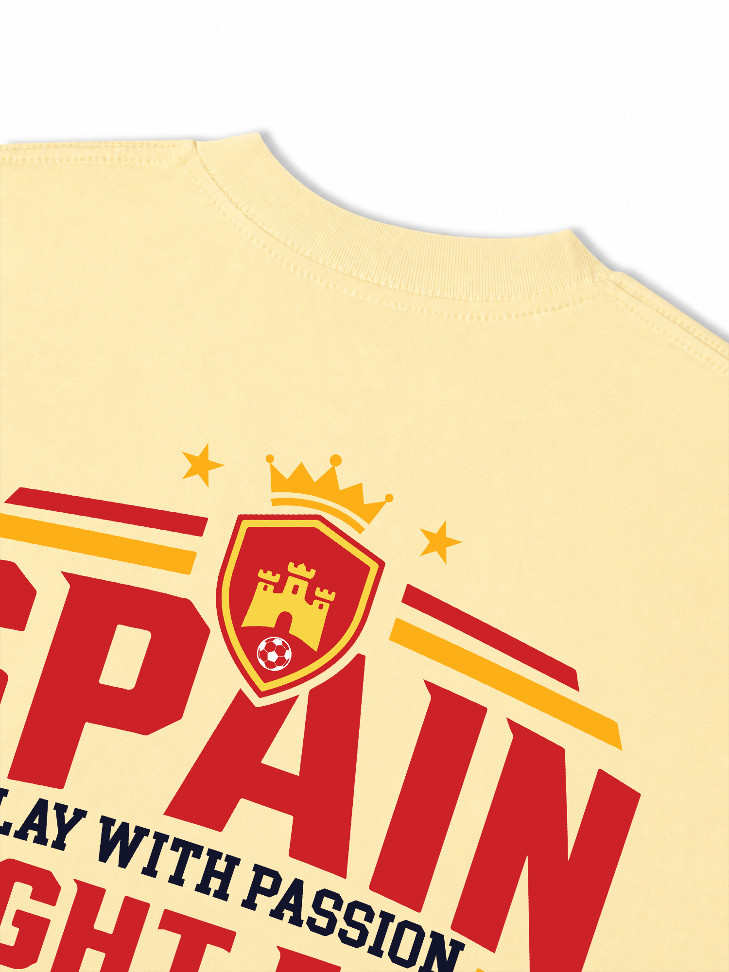 Áo Thun Relaxed Fit Soccer Spain Play With Pasion