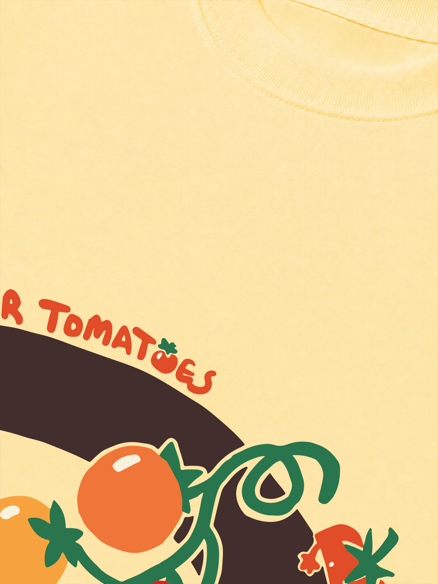 Áo Thun Relaxed Fit Yummy Mood Summer Tomatoes