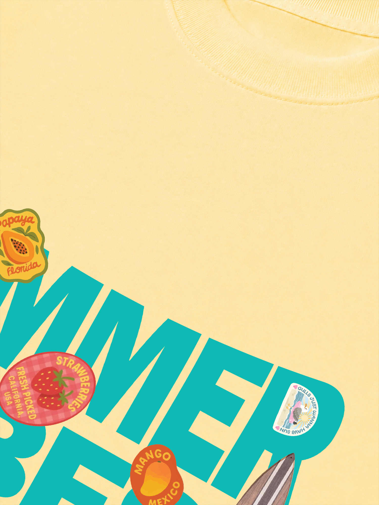Áo Thun Relaxed Fit Tropical Summer Vibes