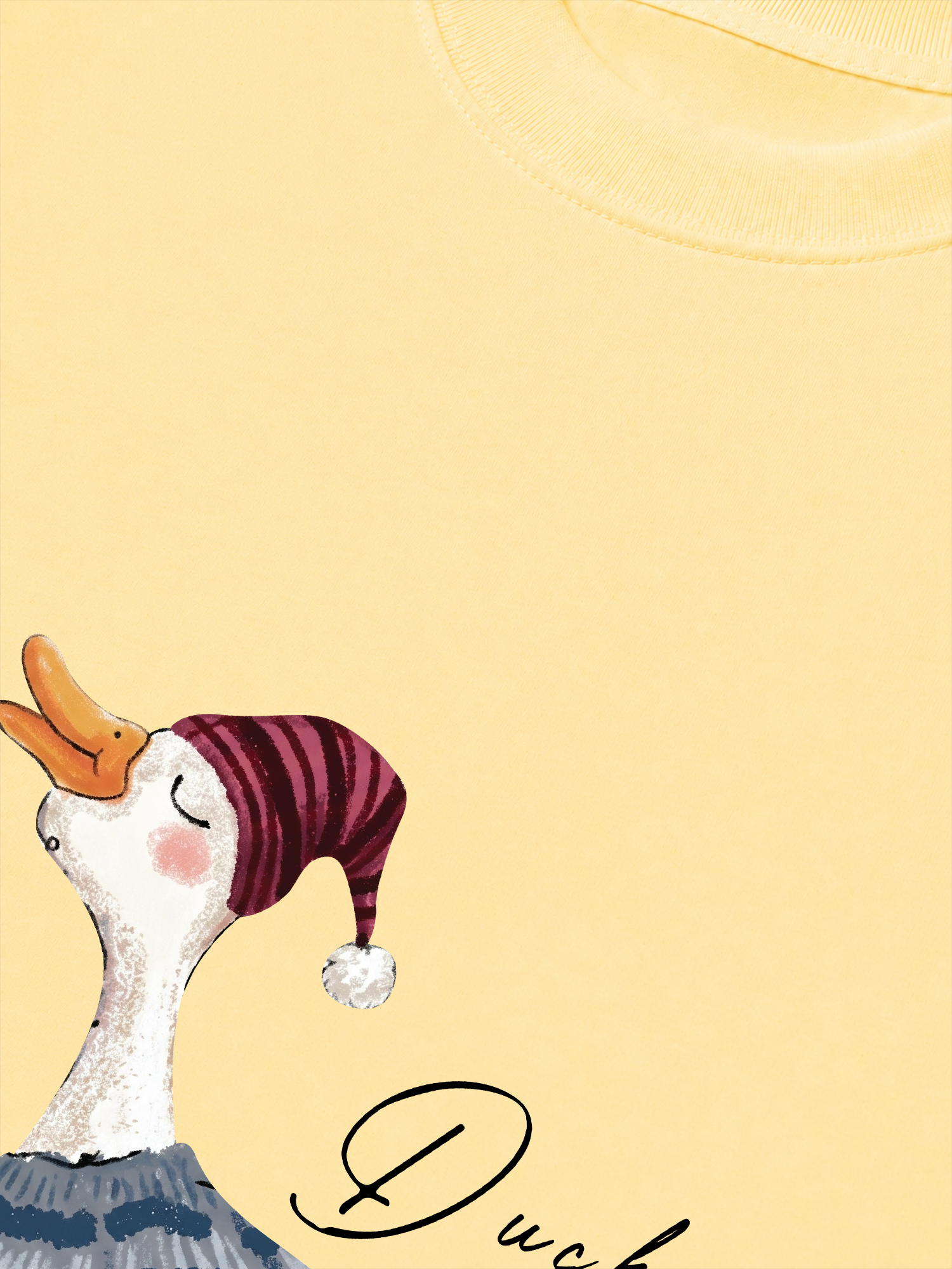 Áo Thun Relaxed Fit Farm Cute Duck