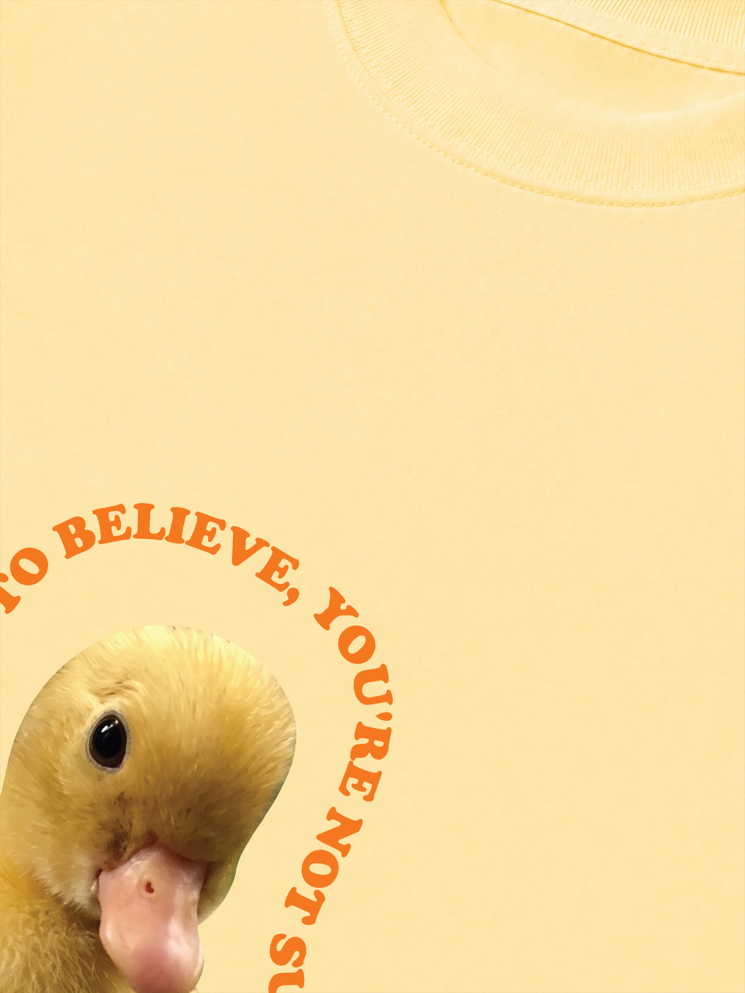Áo Thun Relaxed Fit Farm Baby Yellow Duck