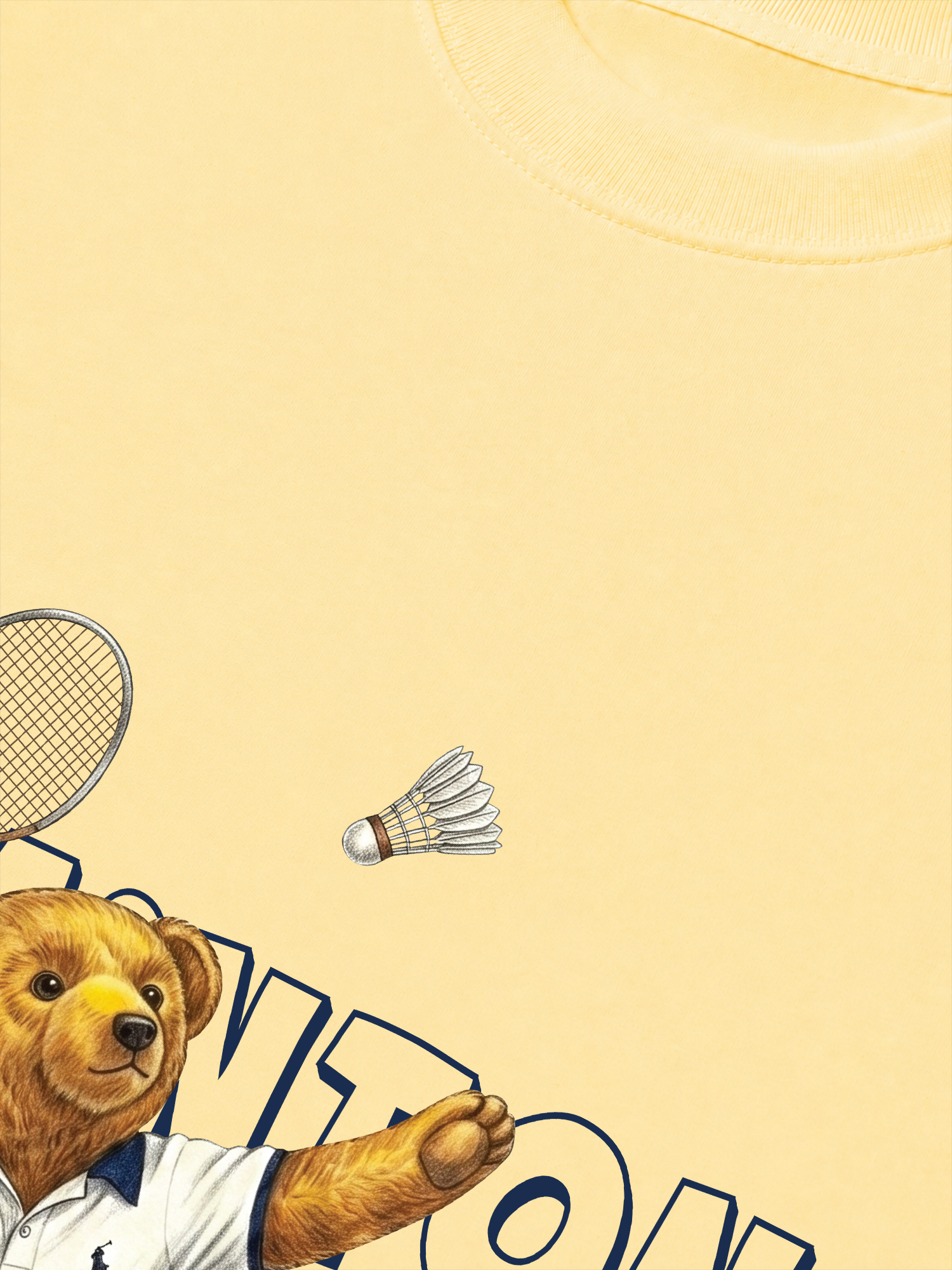 Áo Thun Relaxed Fit Badminton Teddy