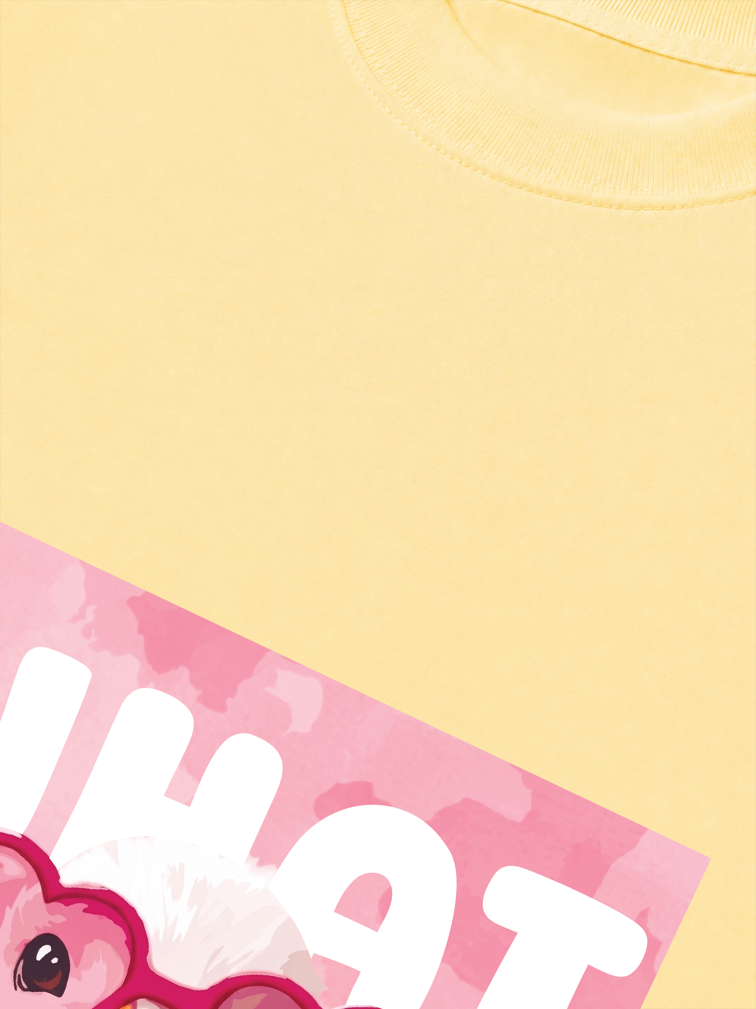 Áo Thun Relaxed Fit Farm What The Duck Pink