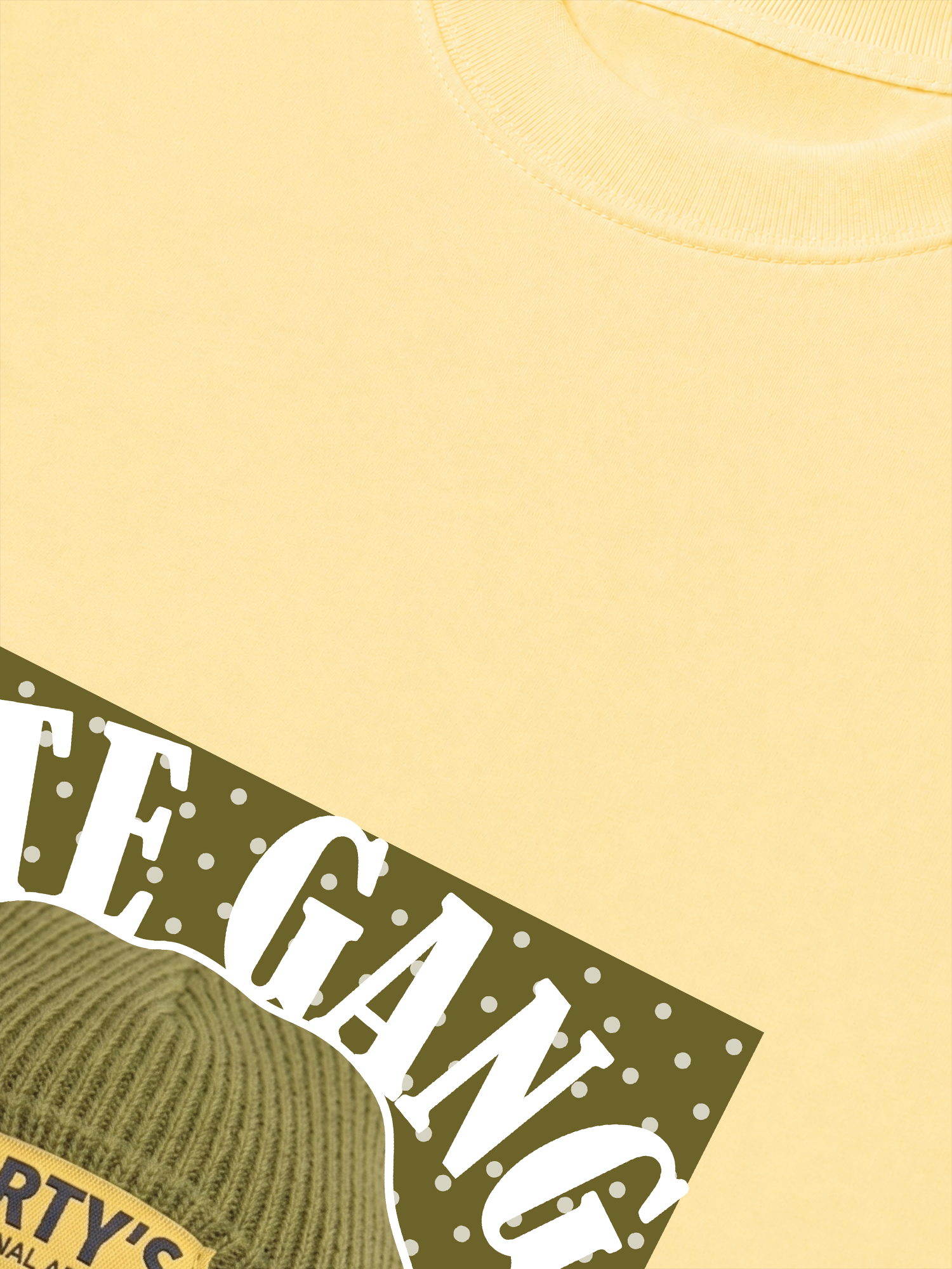 Áo Thun Relaxed Fit Cute Gang Green Dotty