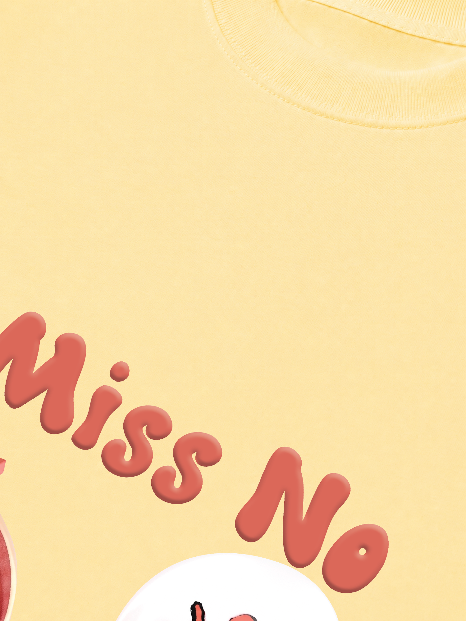 Áo Thun Relaxed Fit Cute Gang Miss No