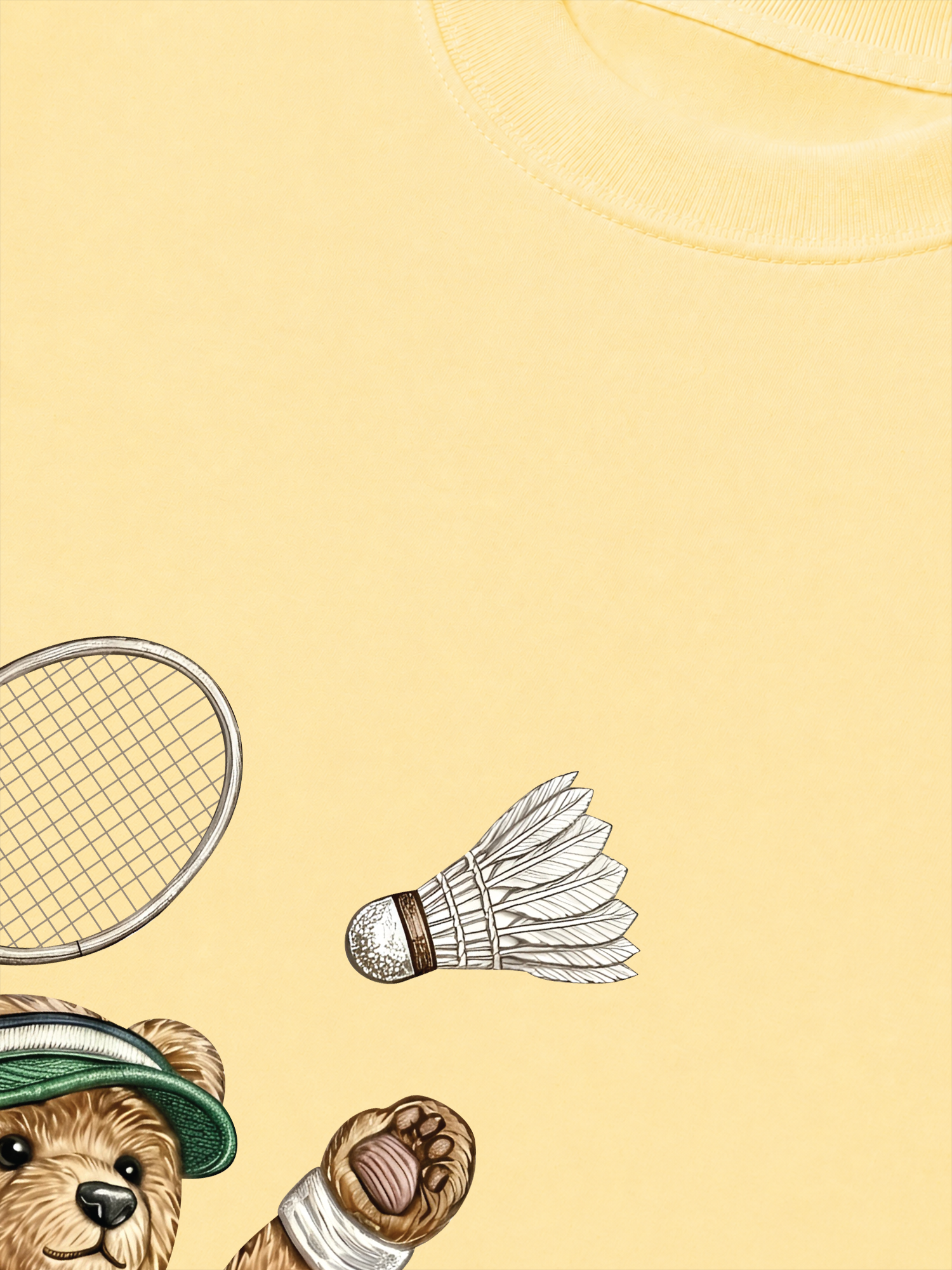 Áo Thun Relaxed Fit Badminton Teddy 88