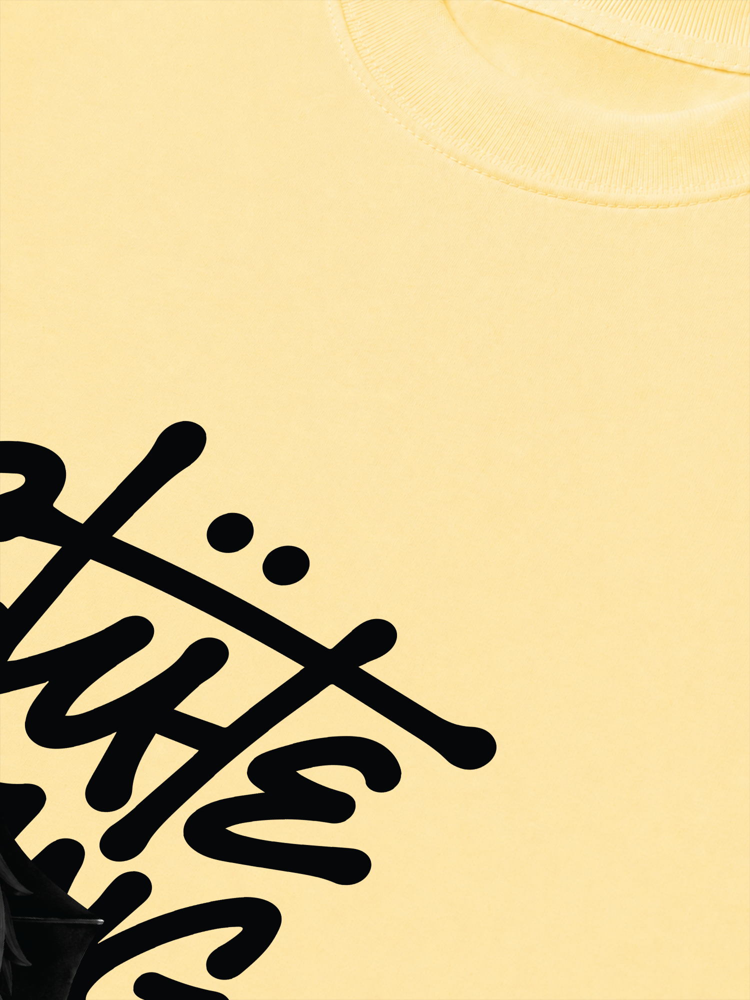 Áo Thun Relaxed Fit Cute Gang Black Boy