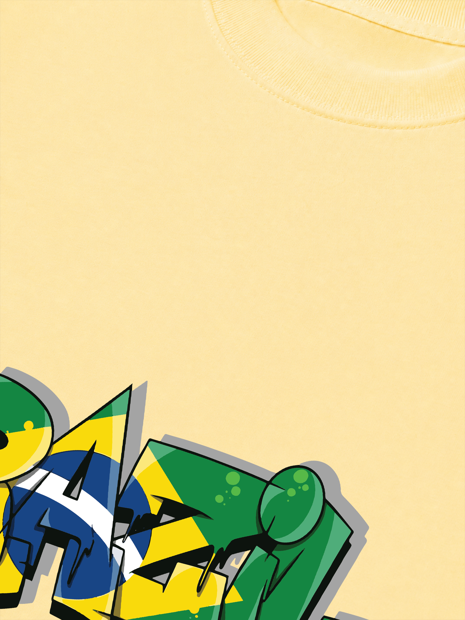 Áo Thun Relaxed Fit Soccer Soccer Brazil