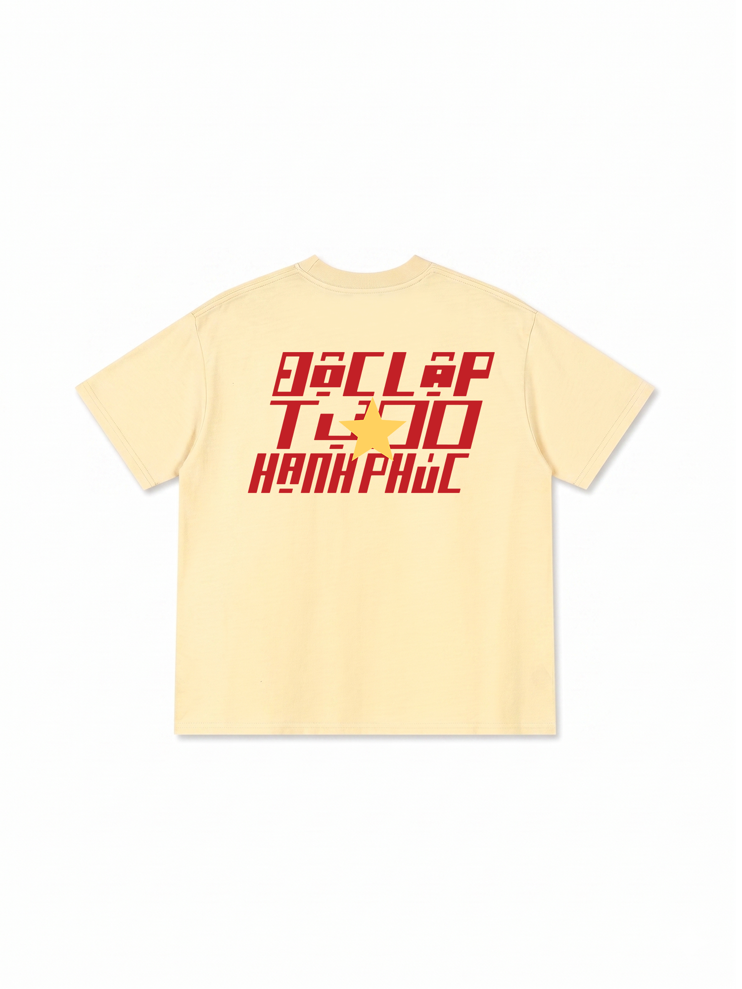 Áo Thun Relaxed Fit Độc Lập Tự Do Hạnh Phúc