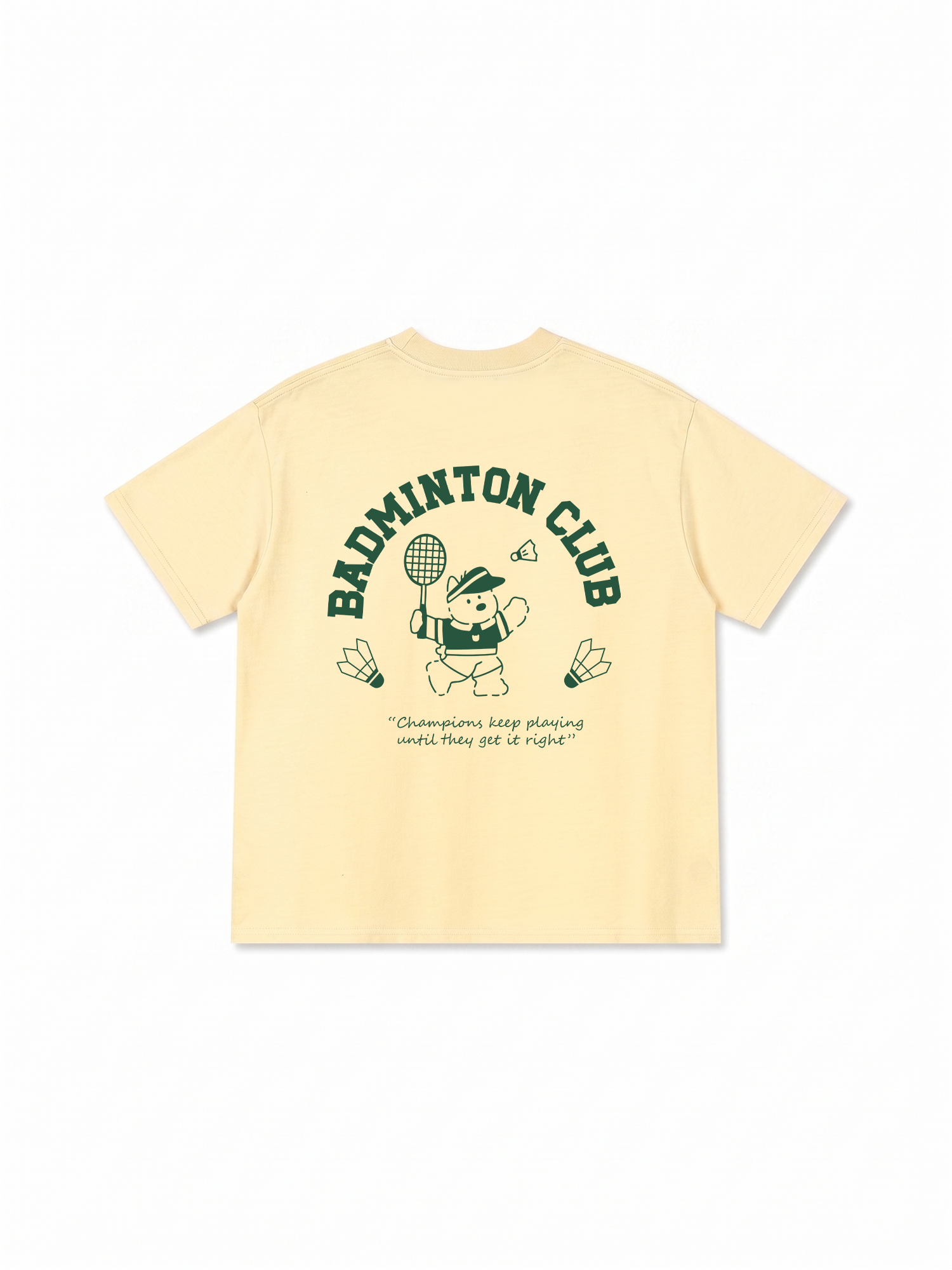Áo Thun Relaxed Fit Badminton Club Green