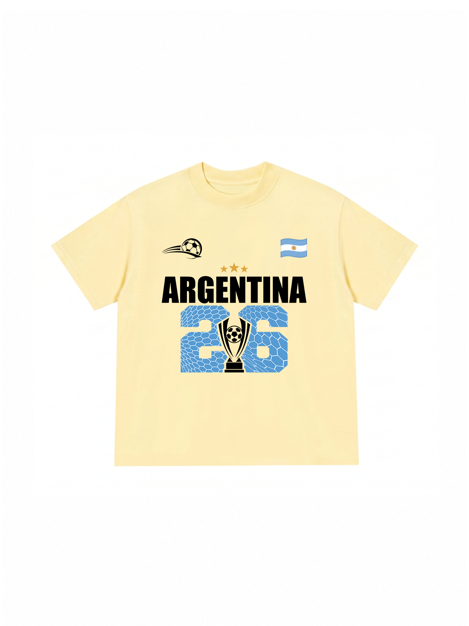 Áo Thun Relaxed Fit Soccer World Cup Argentina