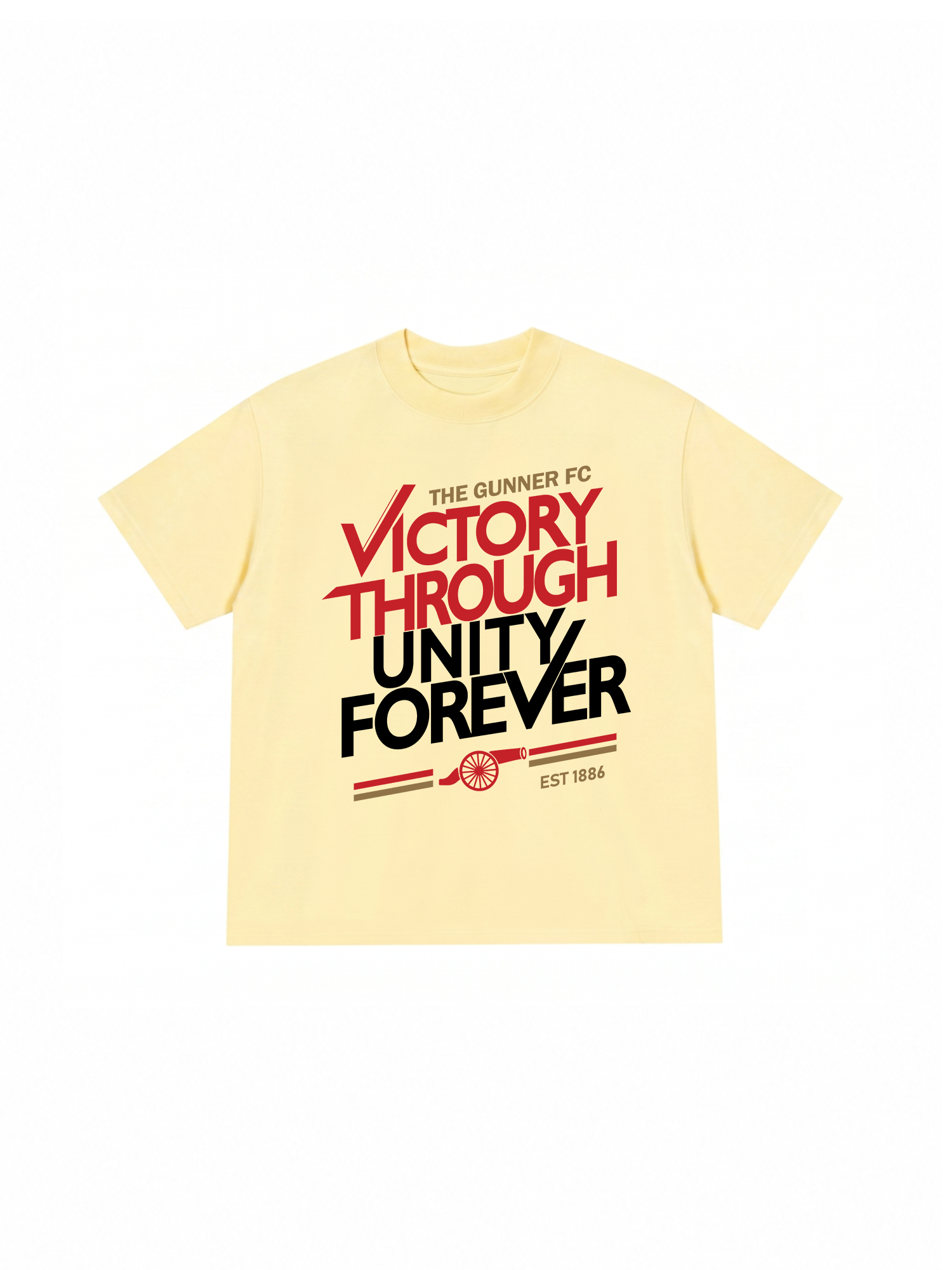 Áo Thun Relaxed Fit Soccer The Gunner Victory Through Unity Forever