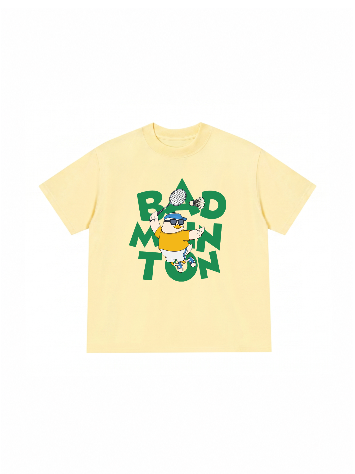 Áo Thun Relaxed Fit Badminton Duck