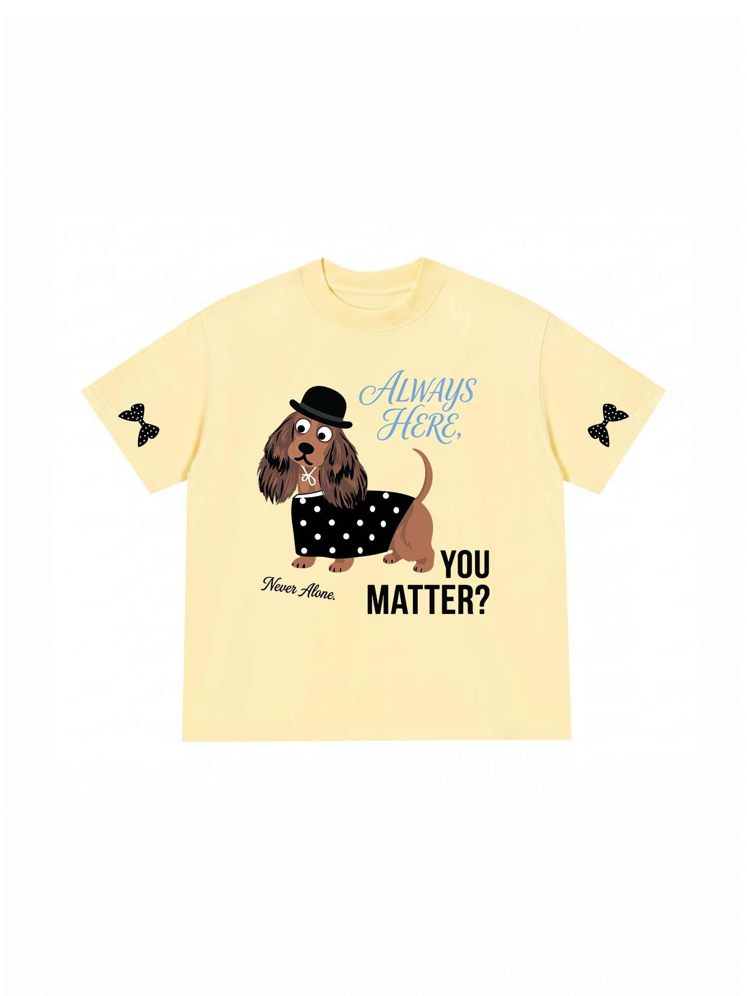 Áo Thun Relaxed Fit Dotty Mood Polka Dot Puppy Classic