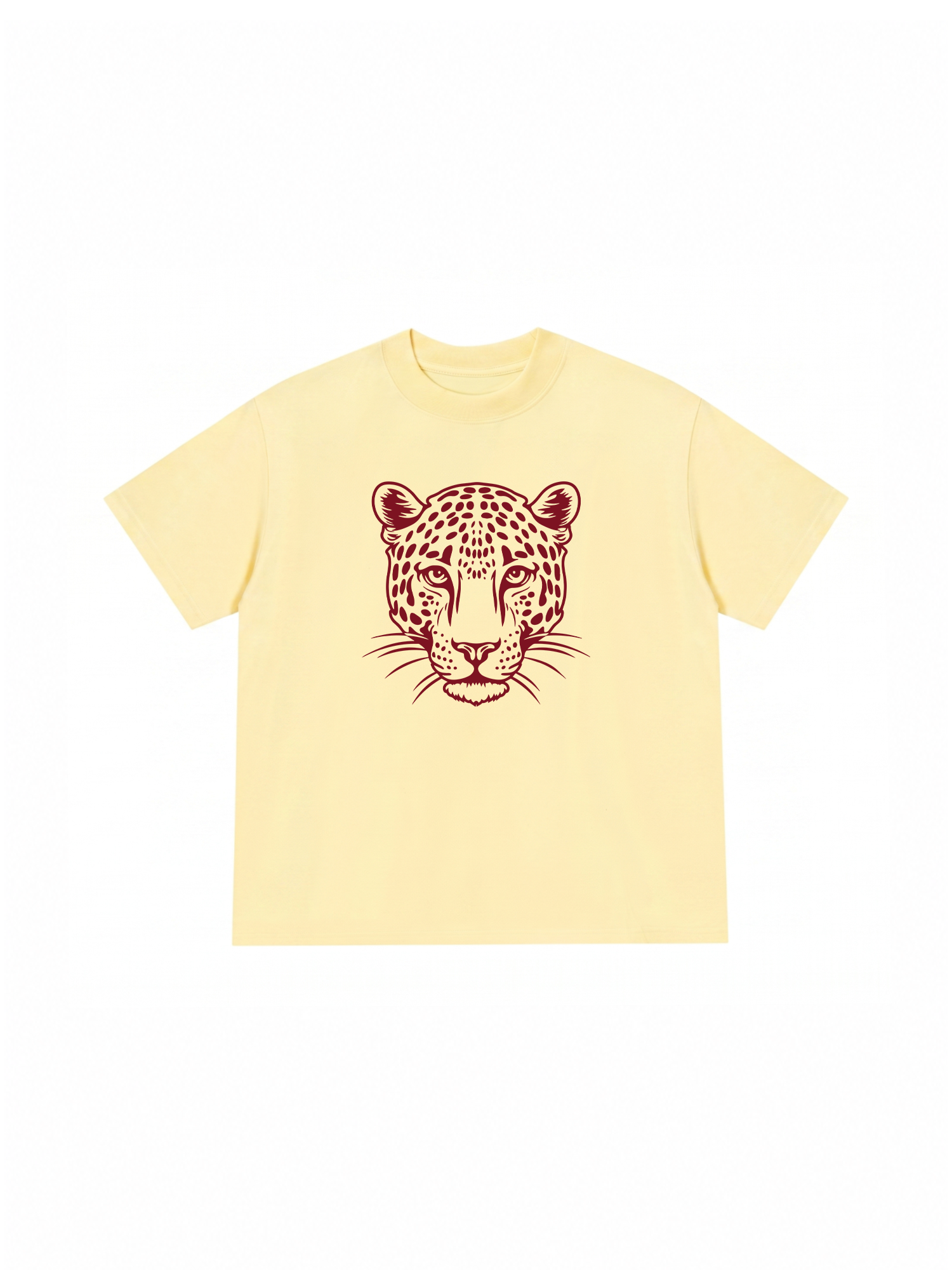Áo Thun Relaxed Fit Urban Leopard Feline Face