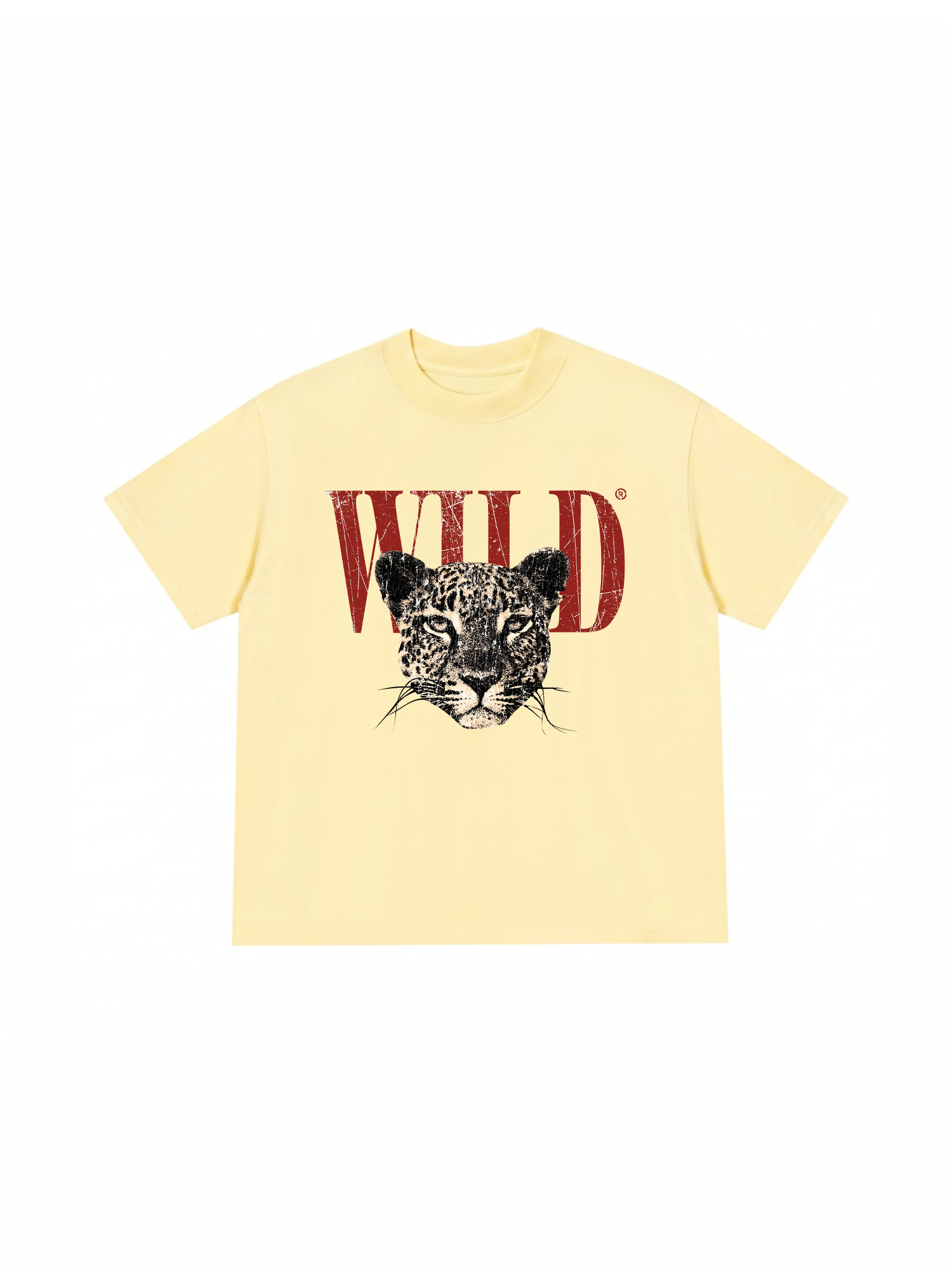 Áo Thun Relaxed Fit Urban Leopard Crimson Wild