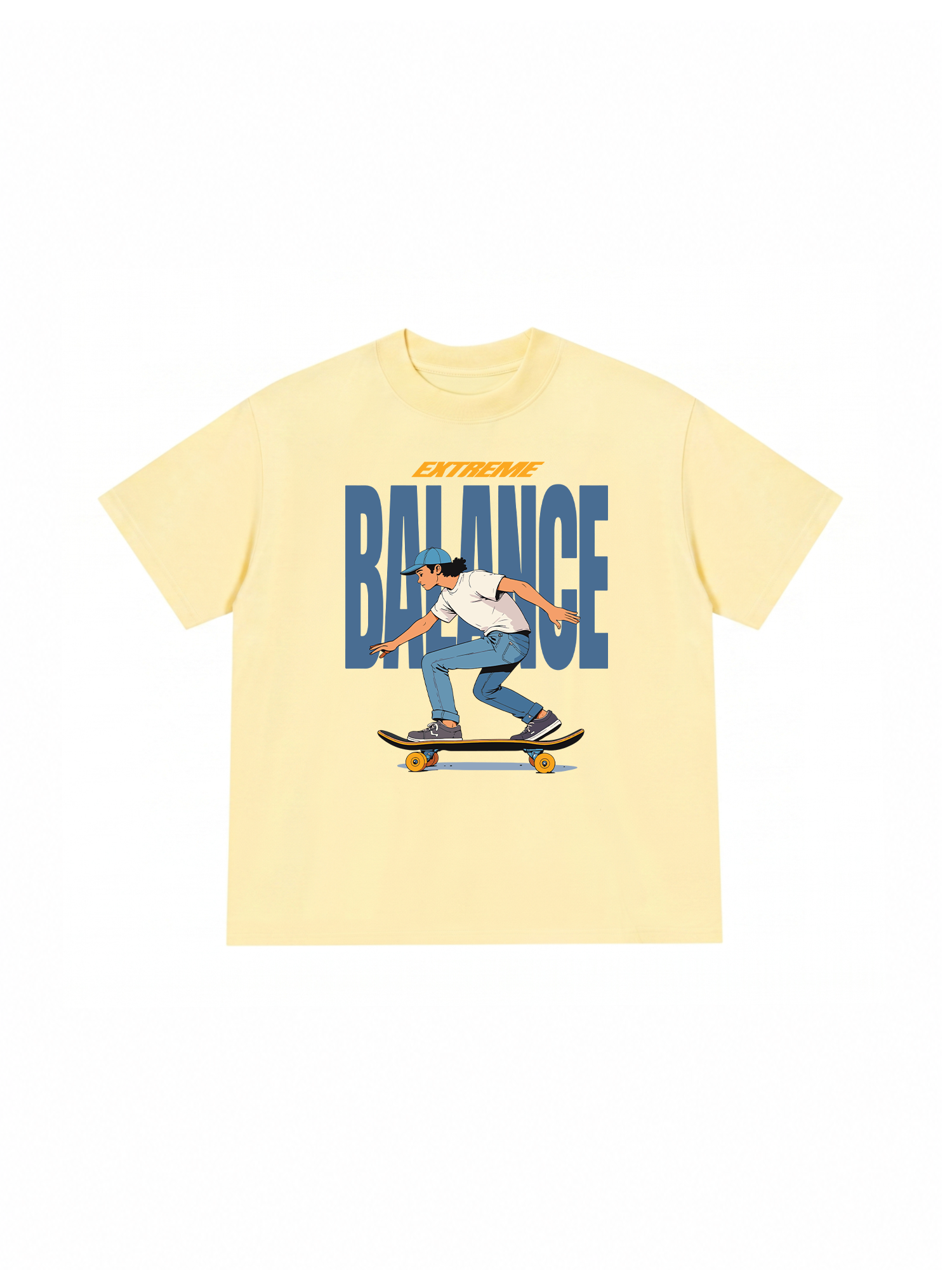 Áo Thun Relaxed Fit Skate Balance