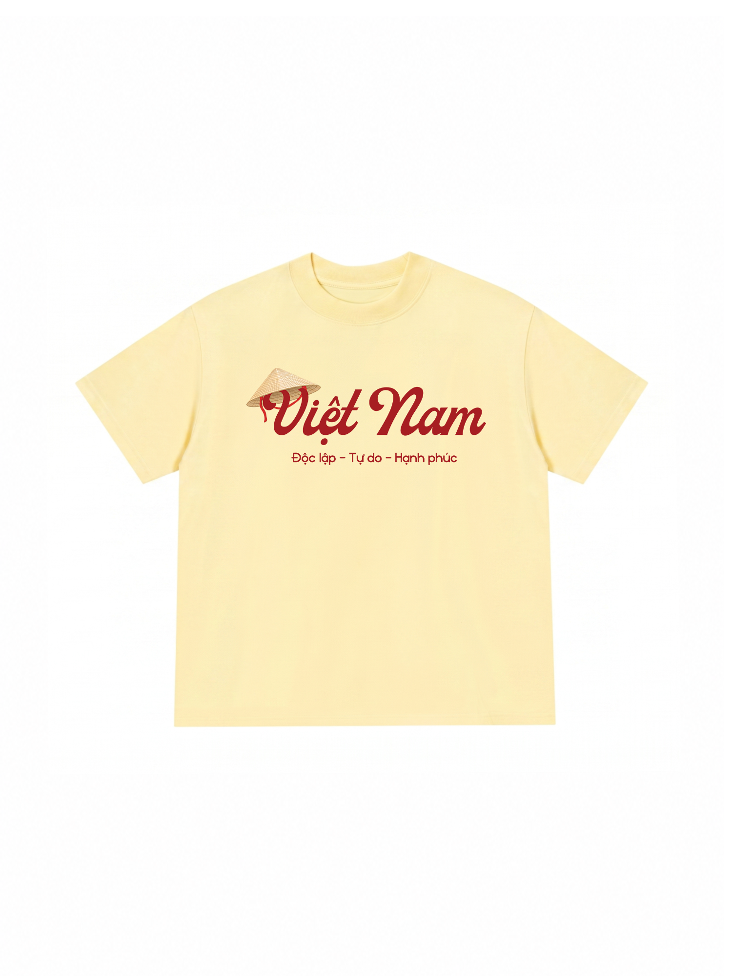 Áo Thun Relaxed Fit Việt Nam Độc Lập Tự Do Hạnh Phúc