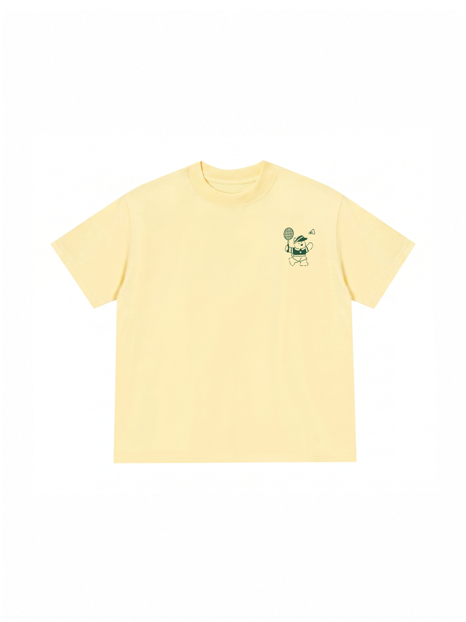 Áo Thun Relaxed Fit Badminton Club Green