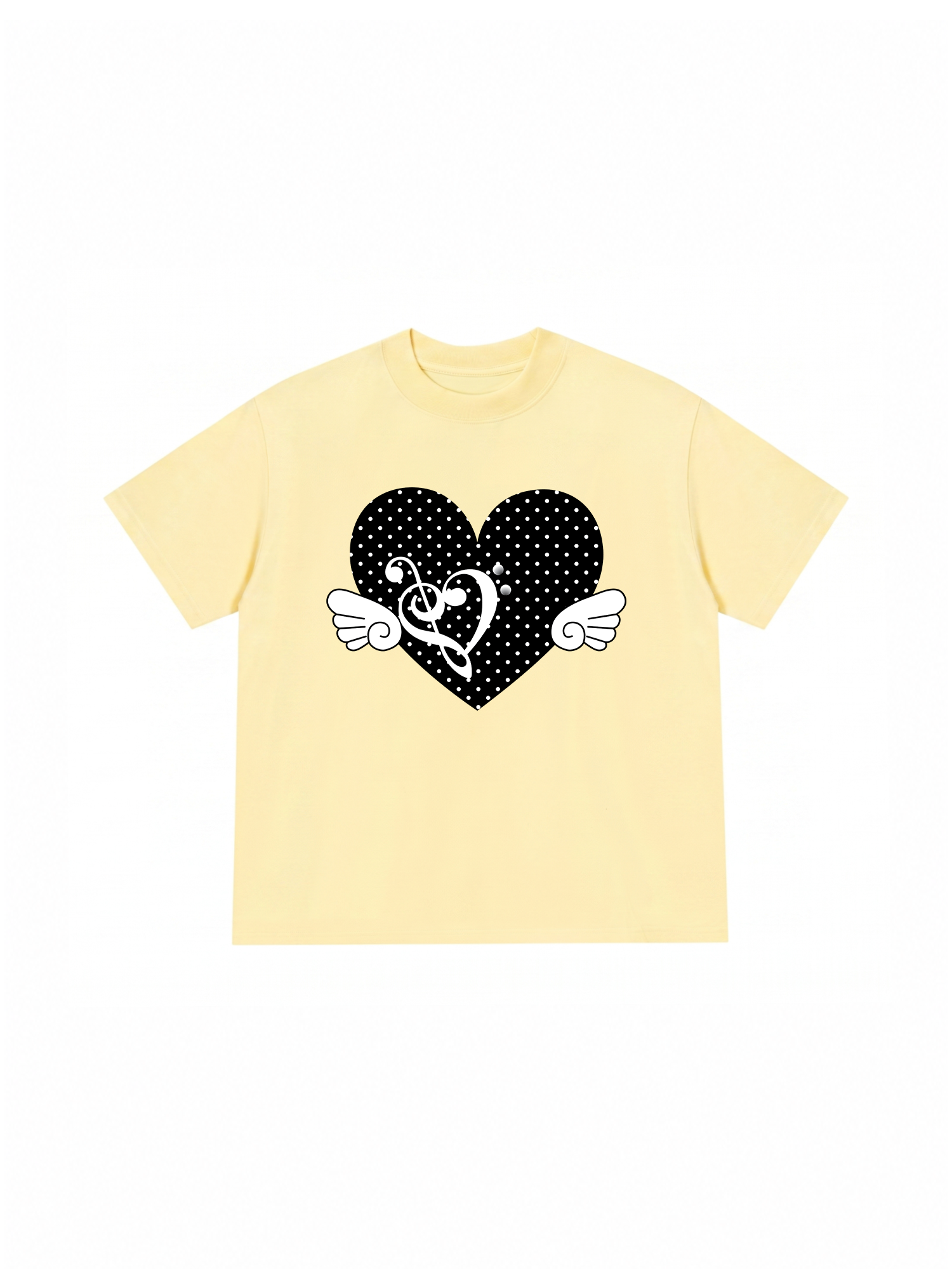 Áo Thun Relaxed Fit Dotty Mood Love