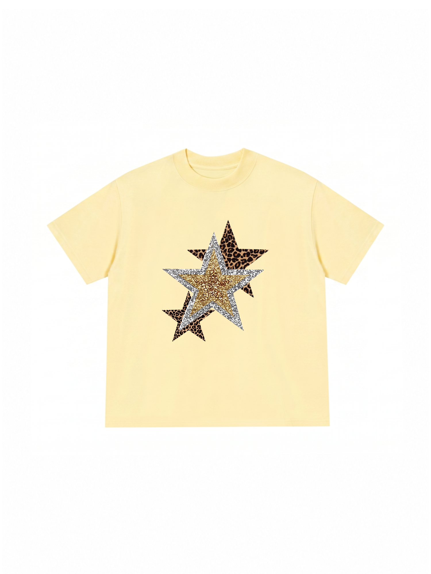Áo Thun Relaxed Fit Urban Leopard Metallic Savage Stars