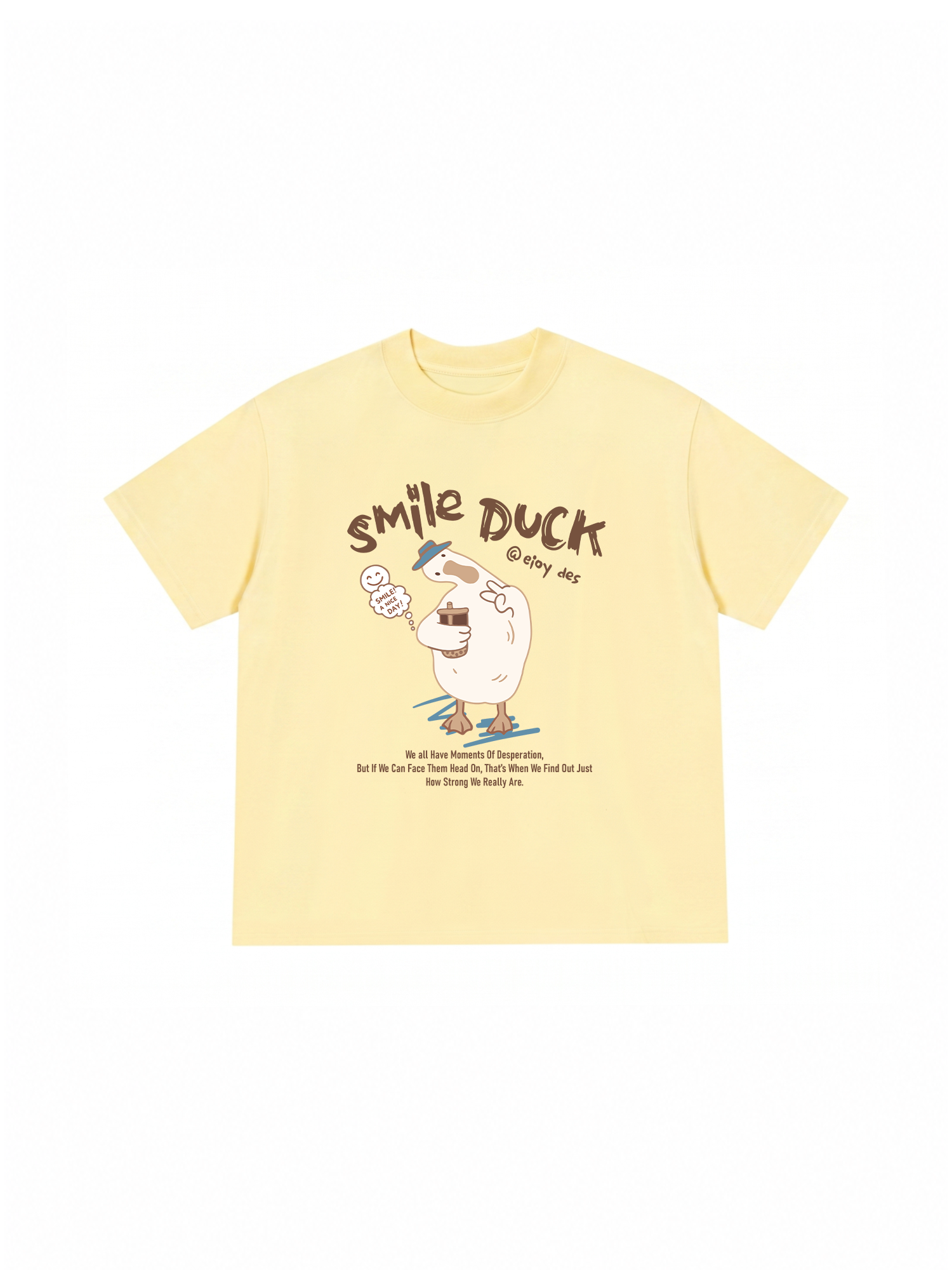 Áo Thun Relaxed Fit Farm Smile Duck