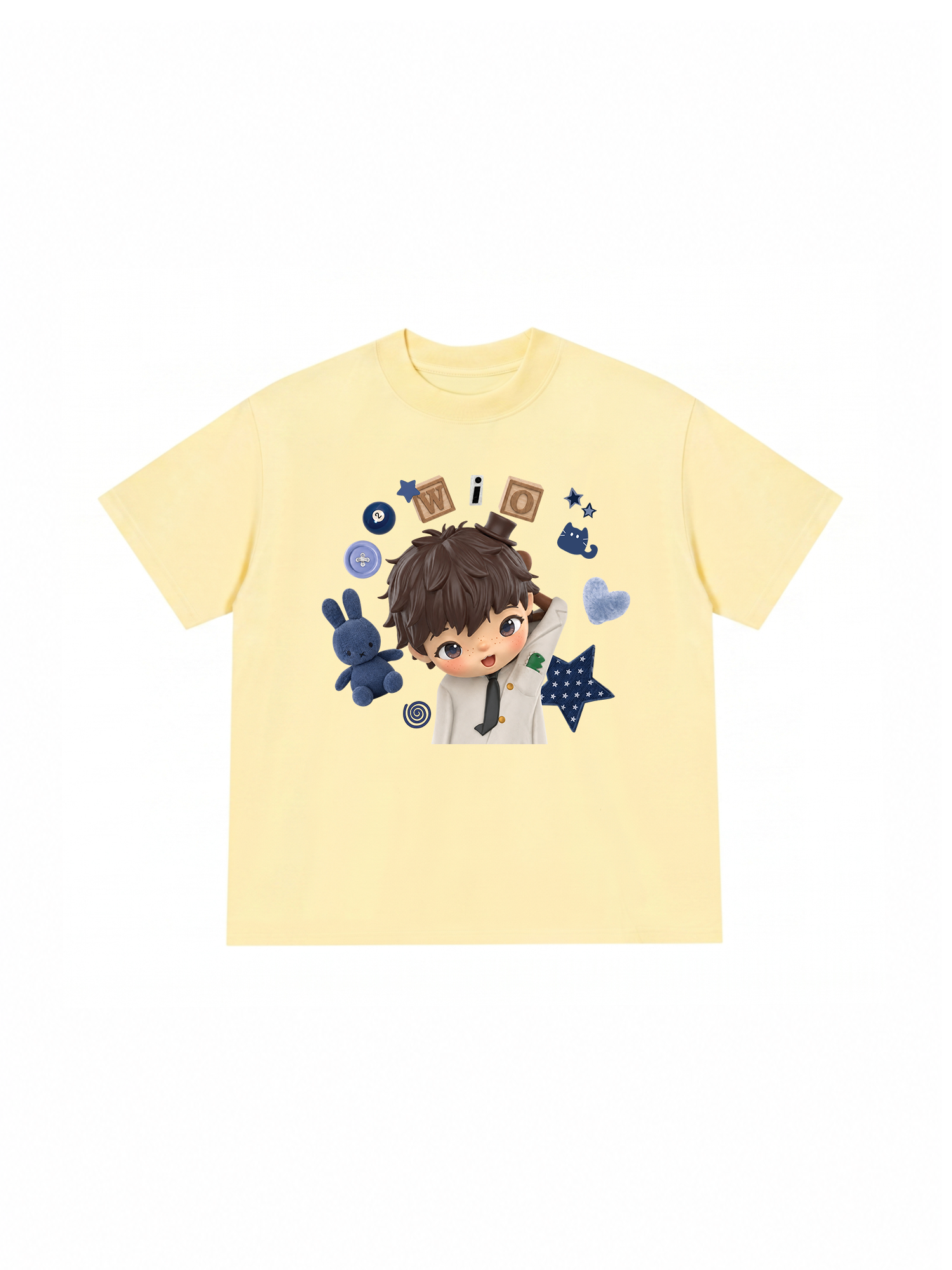 Áo Thun Relaxed Fit Cute Gang Wio