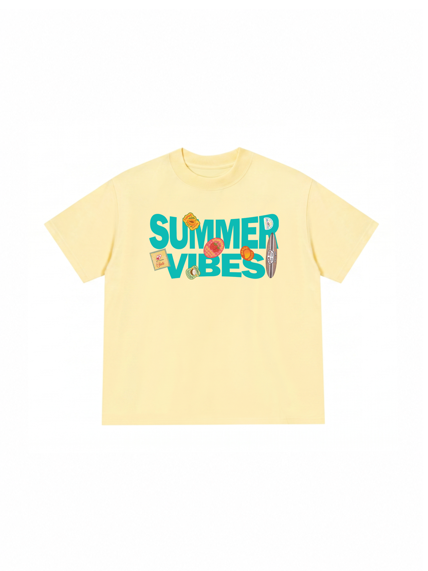Áo Thun Relaxed Fit Tropical Summer Vibes