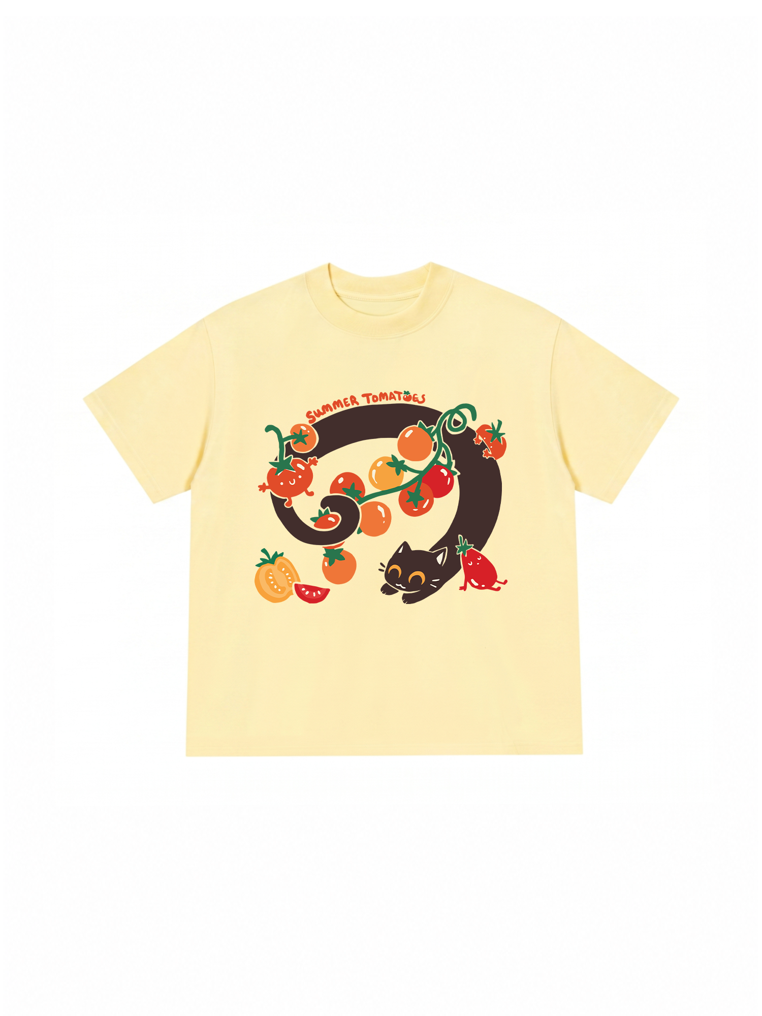 Áo Thun Relaxed Fit Yummy Mood Summer Tomatoes