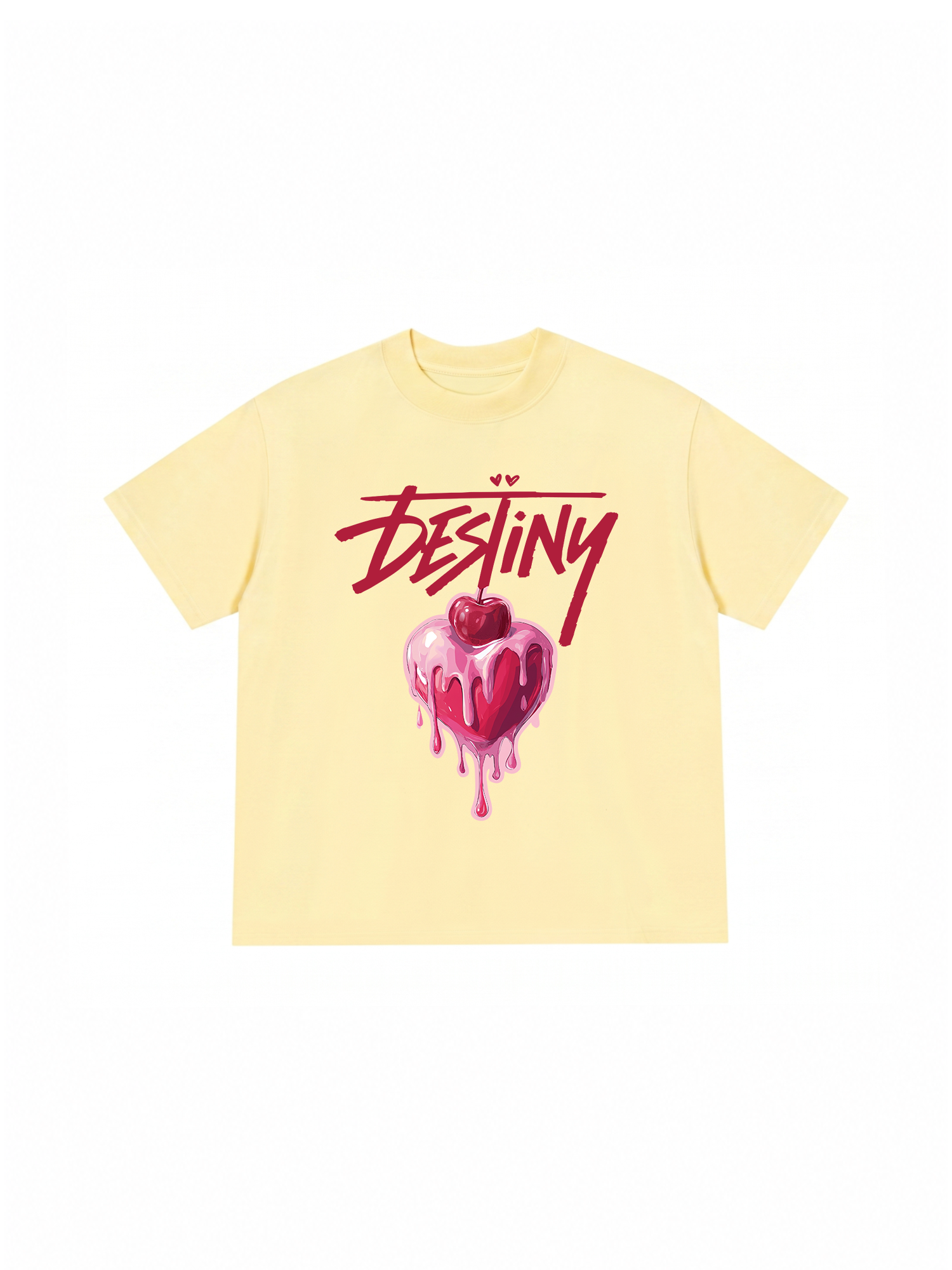 Áo Thun Relaxed Fit Destiny Cherry Heart