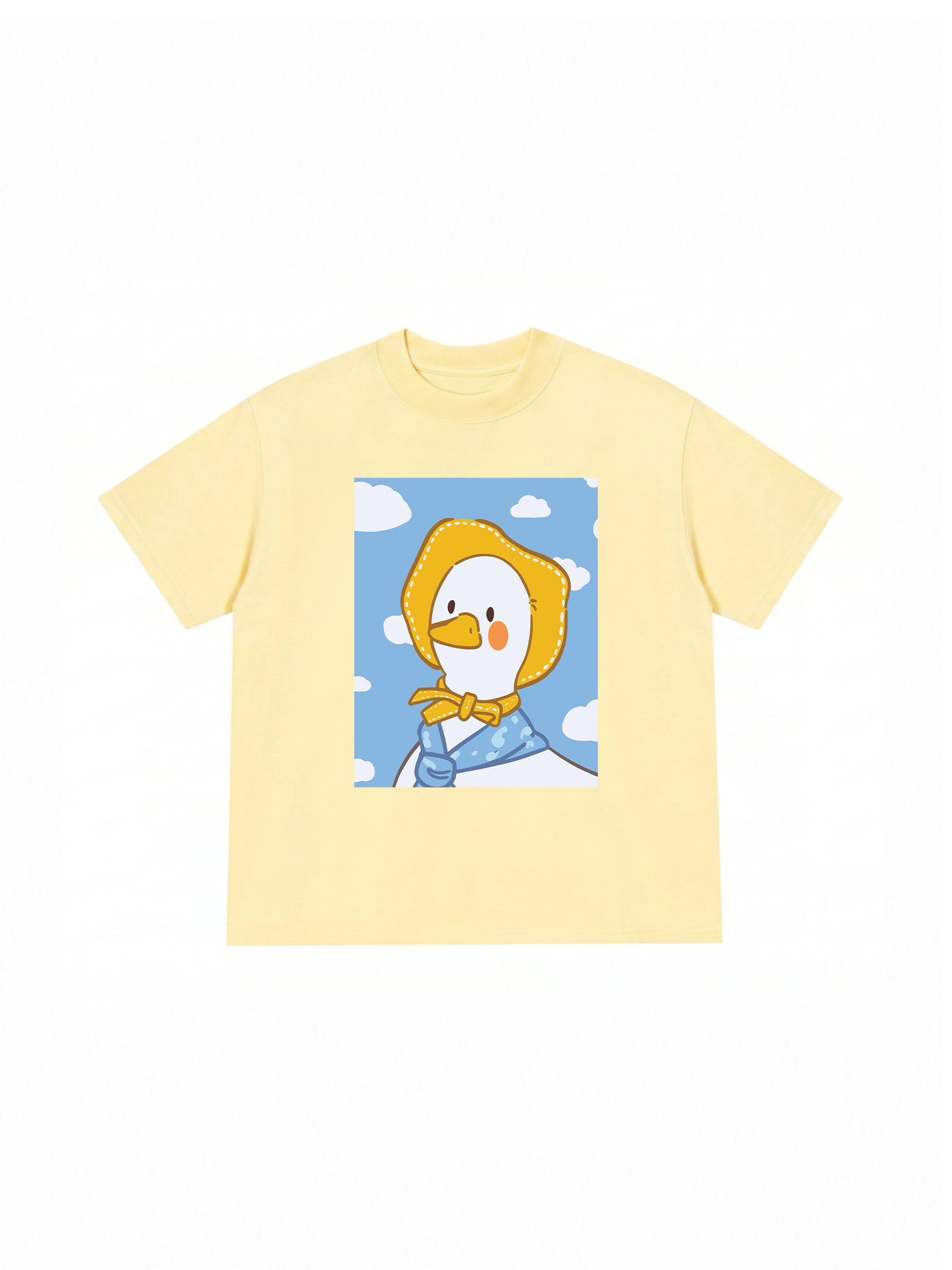 Áo Thun Relaxed Fit Farm Yellow-hatted Duck