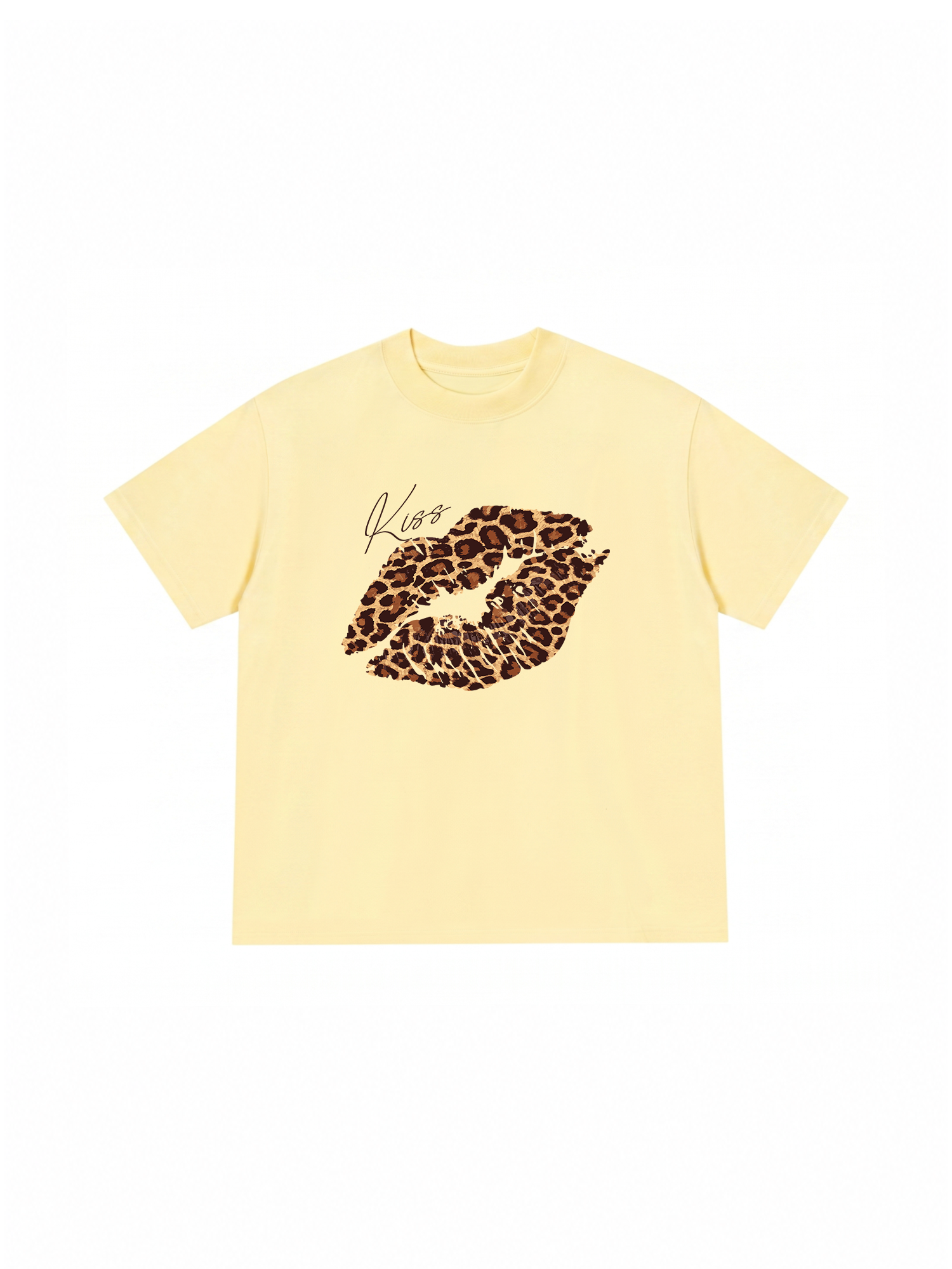 Áo Thun Relaxed Fit Urban Leopard Kiss Lip