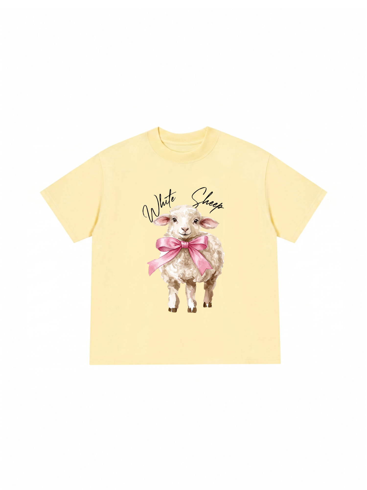 Áo Thun Relaxed Fit Farm White Sheep