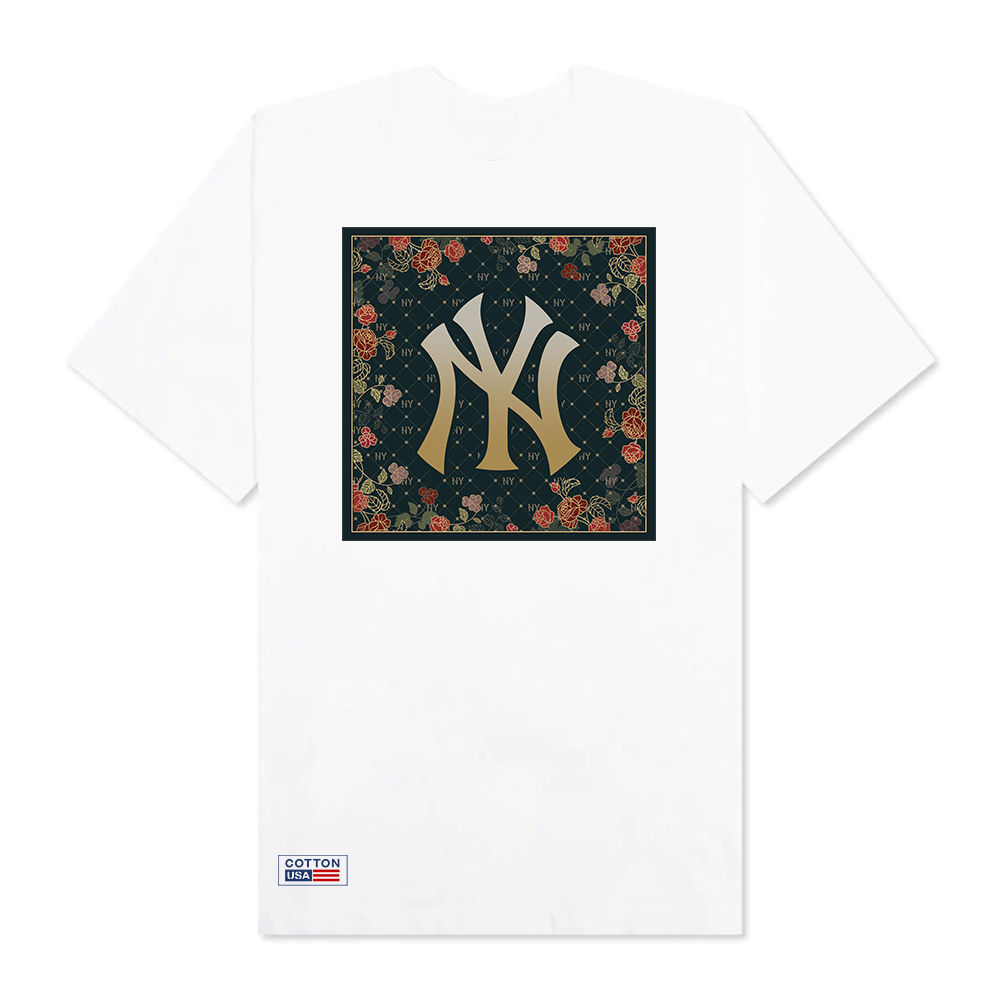 MLB Flower New York Yankees T-Shirt