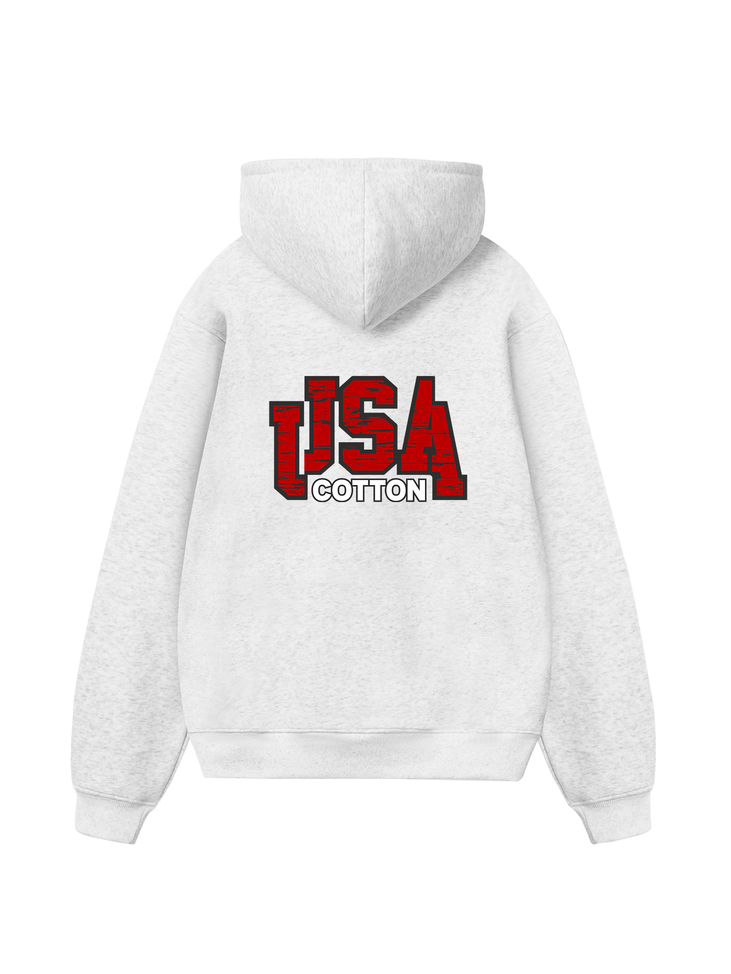 USA Scratched Typo Hoodie