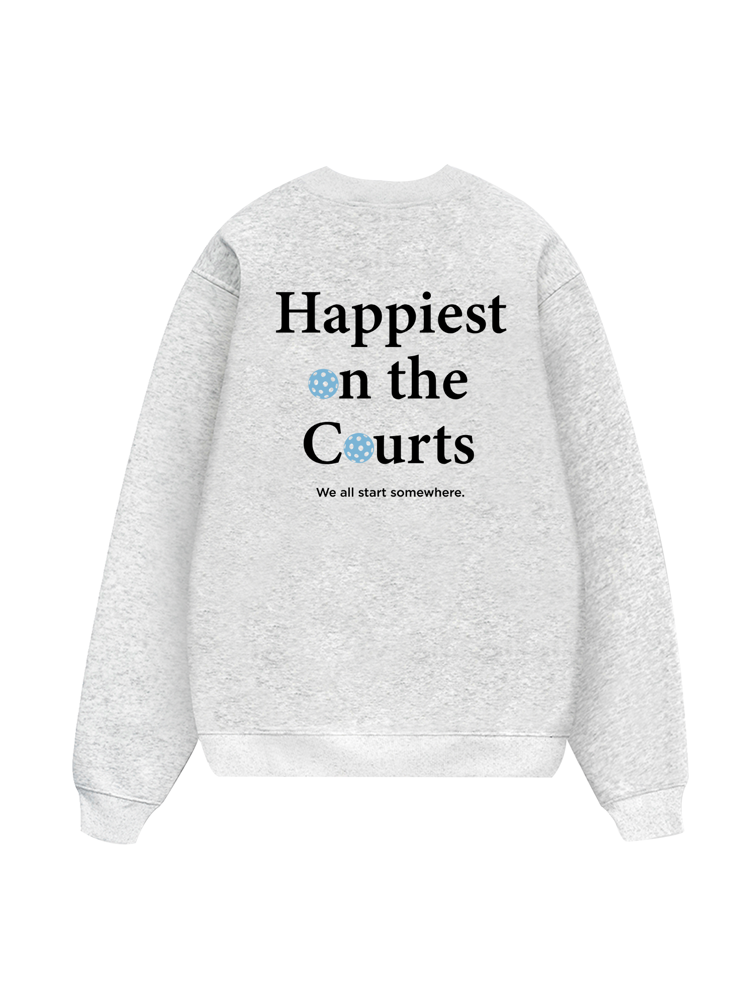 Pickleball Happiest on the Courts Sweater