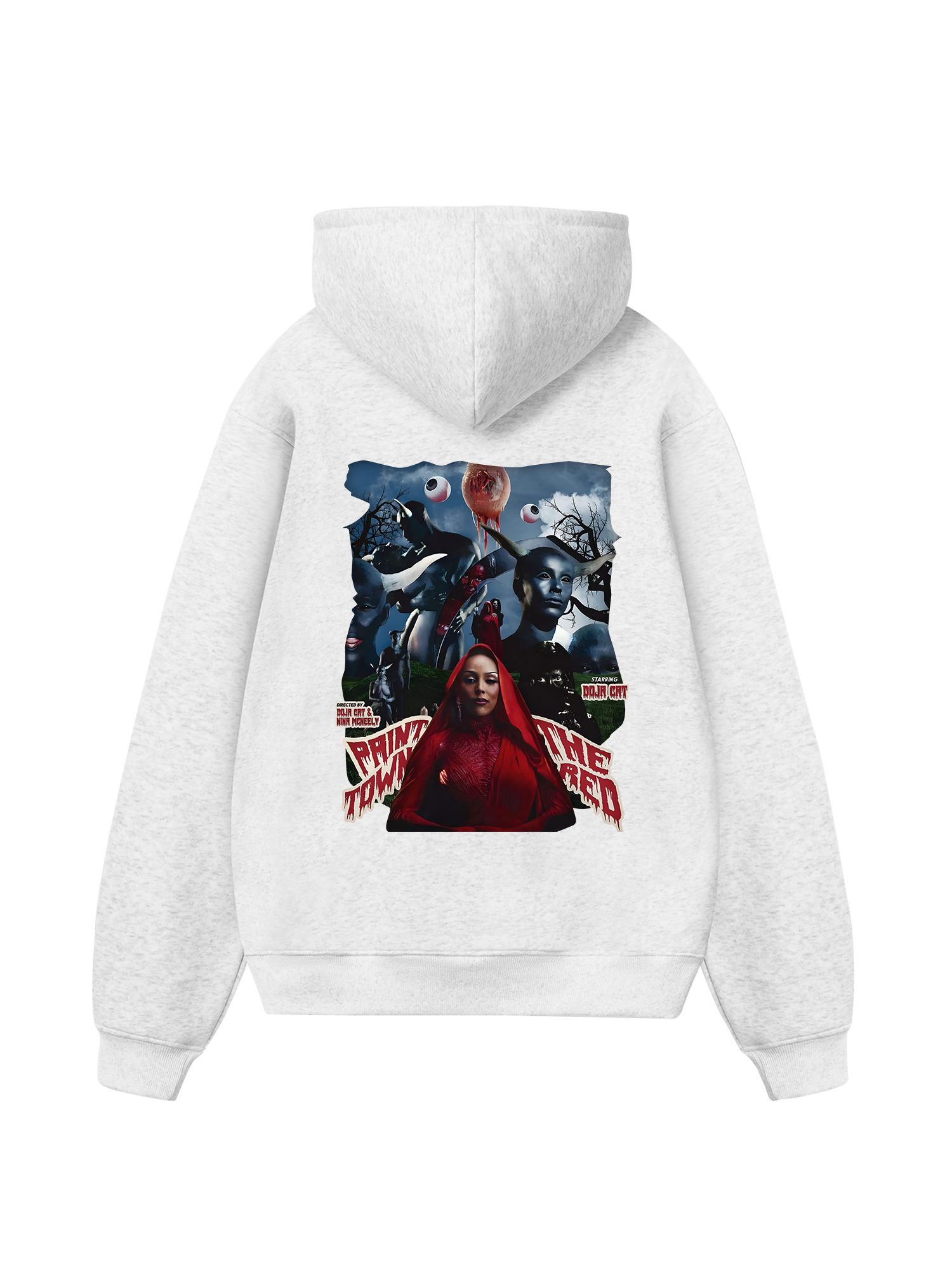 Rapper Doja Cat Red Town Hoodie