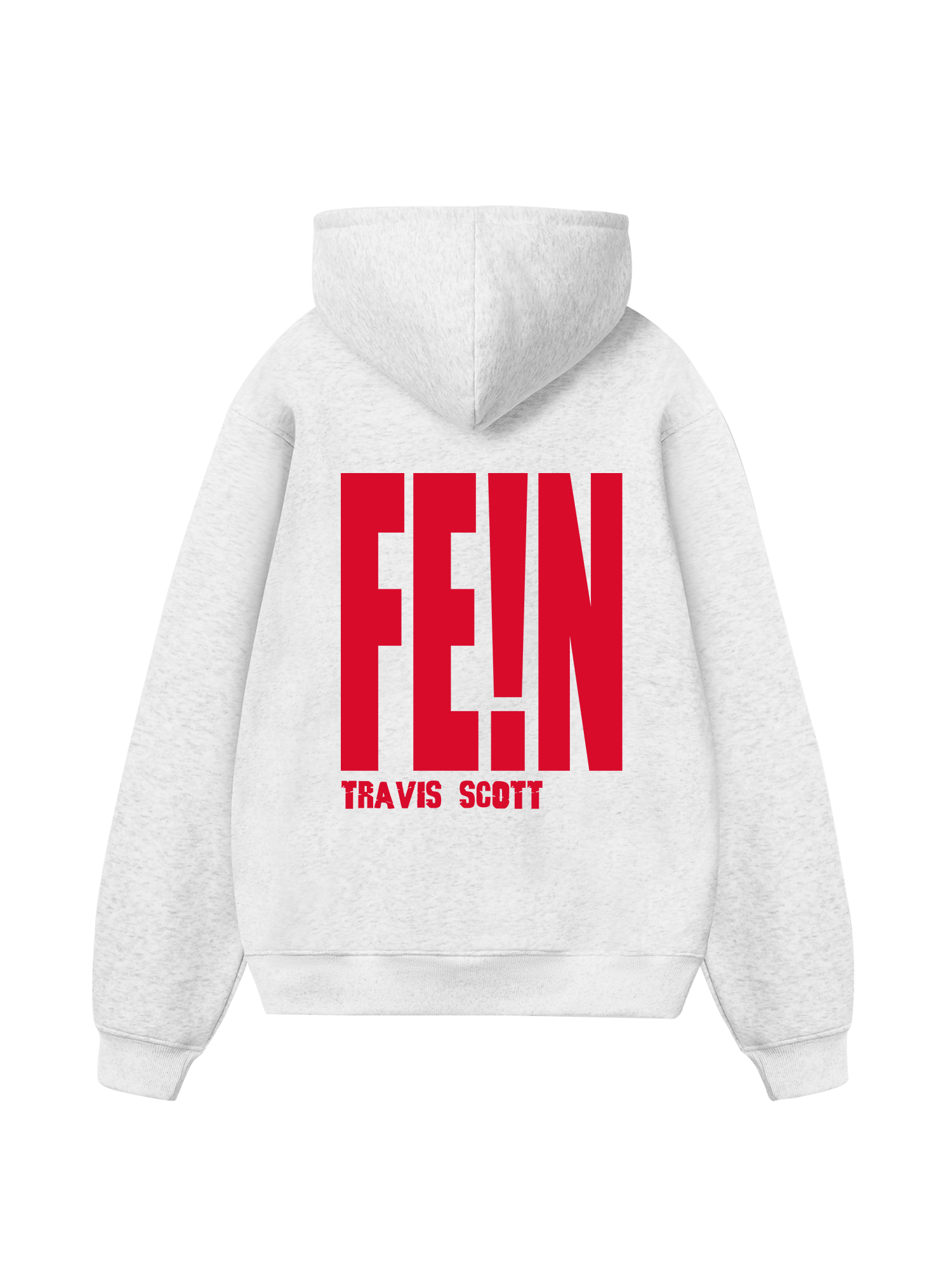 Rapper Travis Scott Fein Typo Hoodie
