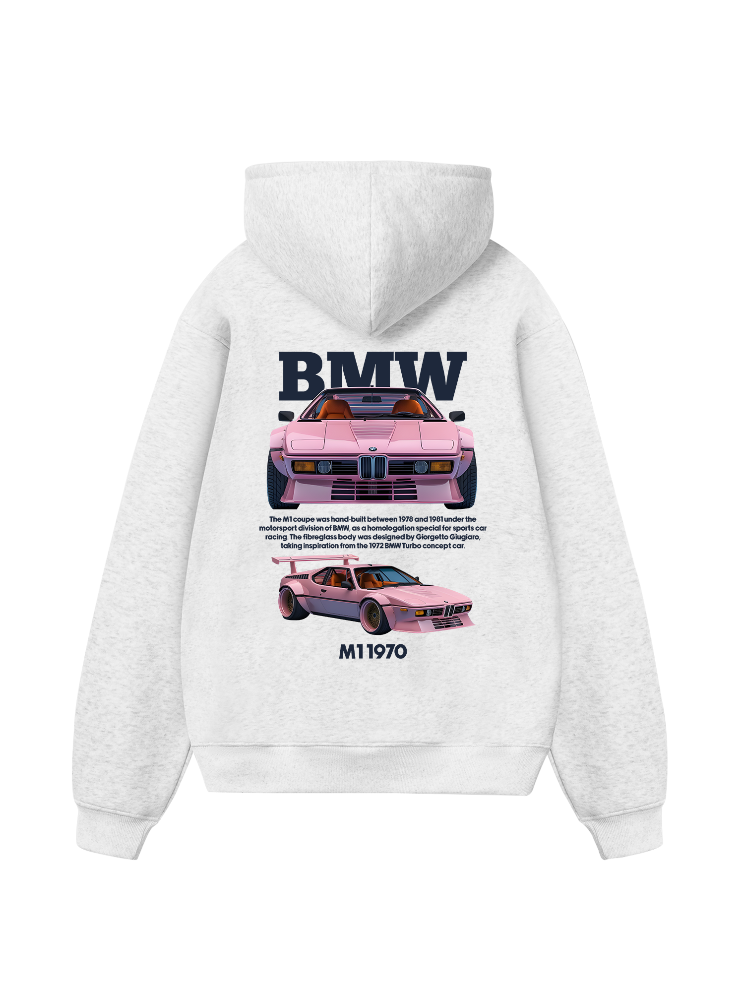 BMW M1 Pink Hoodie